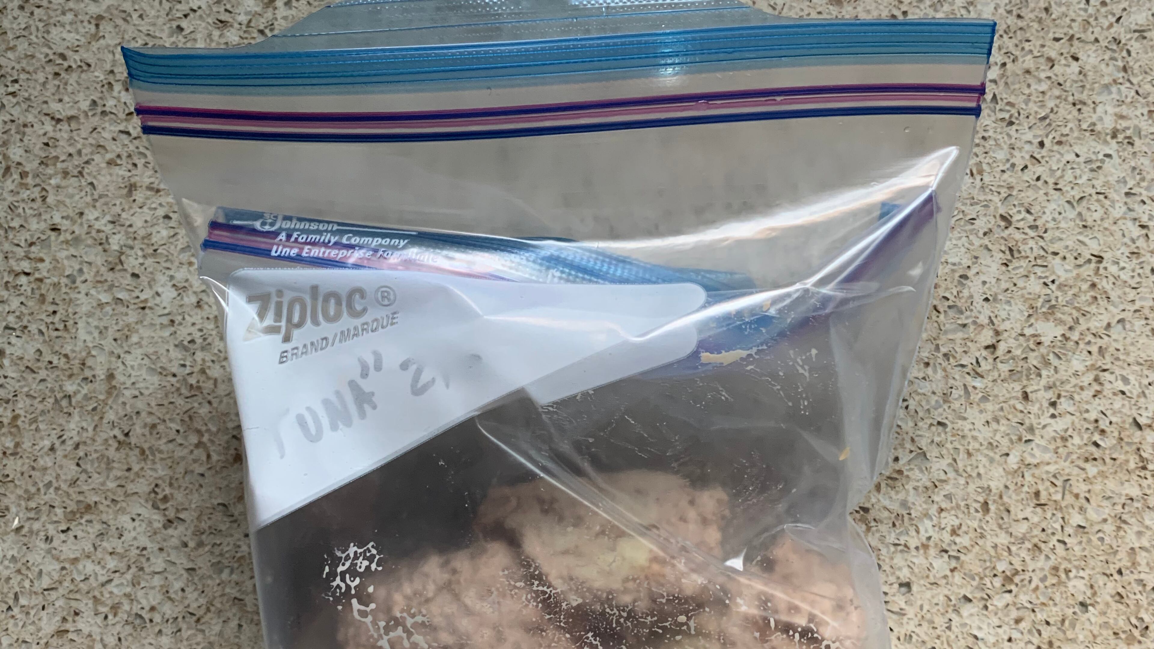 Bagged tuna from a Subway store, Feb. 28, 2021. A lawsuit against America’s largest sandwich chain has raised questions about America’s most popular canned fish. We tried to answer one: Is Subway selling tuna? (Julia Carmel/The New York Times)