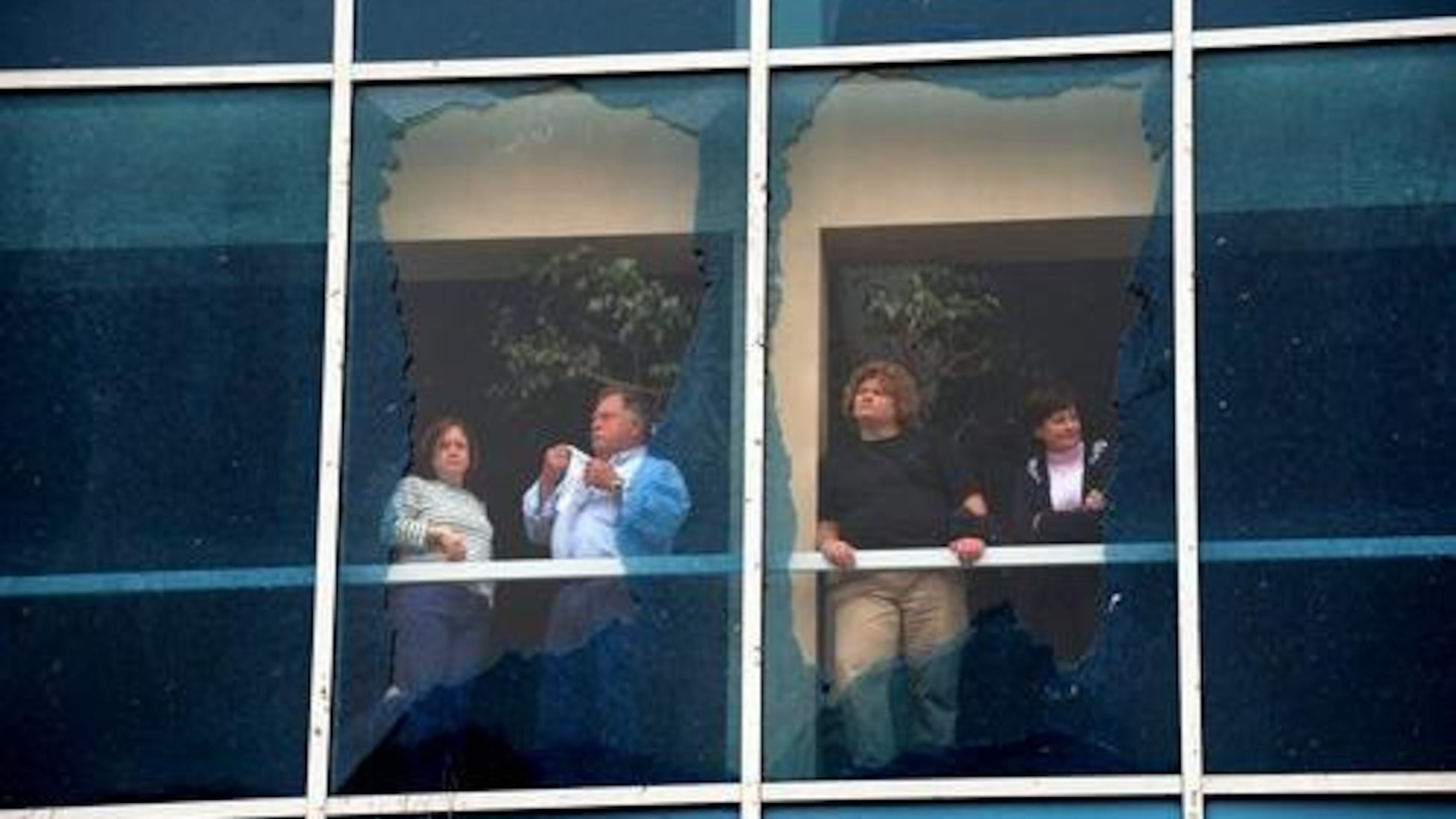 A tornado caused damage to the Omni Hotel and other structures in downtown Atlanta in 2008. It started as an EF1 tornado and progressed to an EF2.