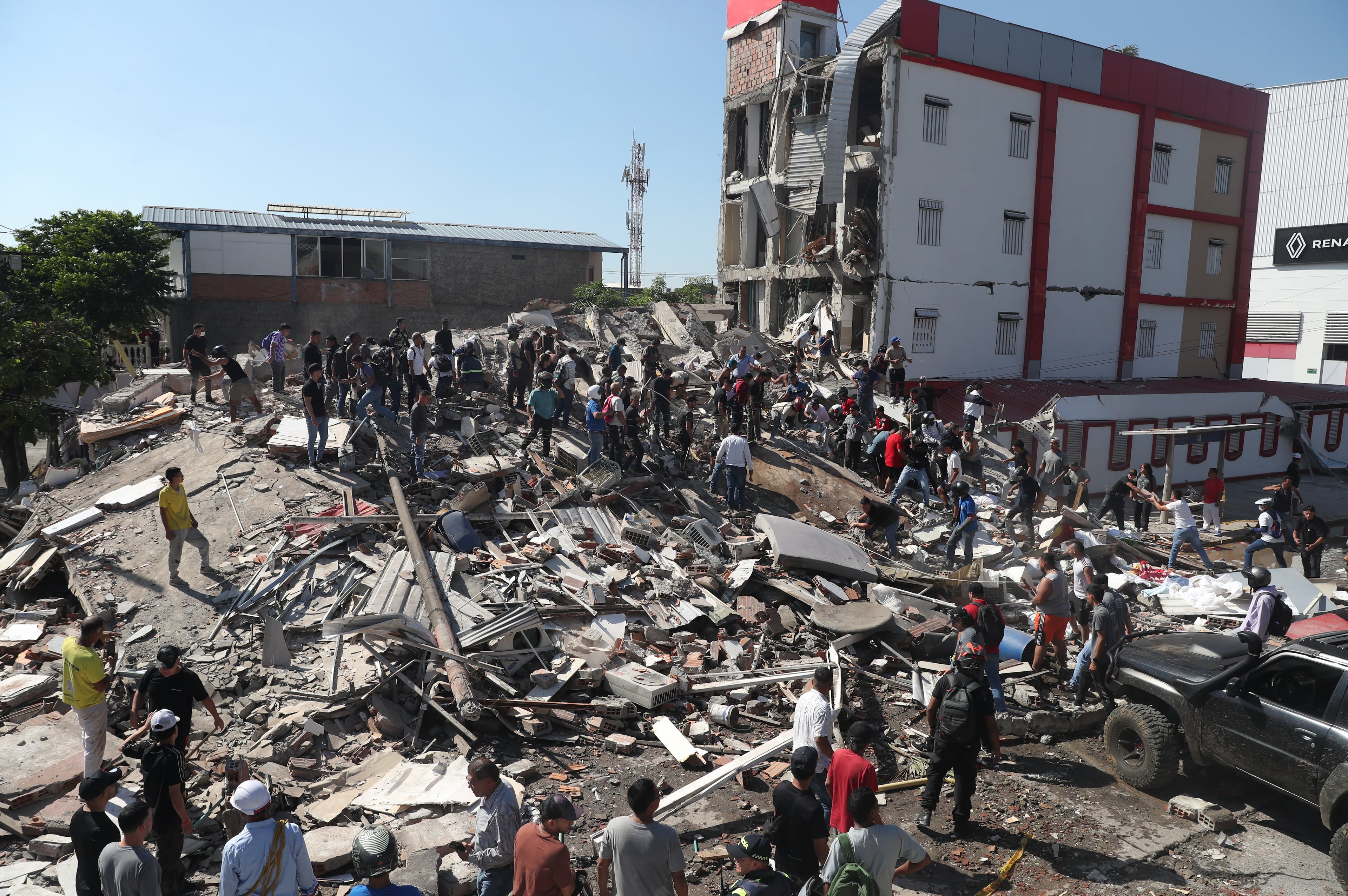 APTOPIX Colombia Earthquake