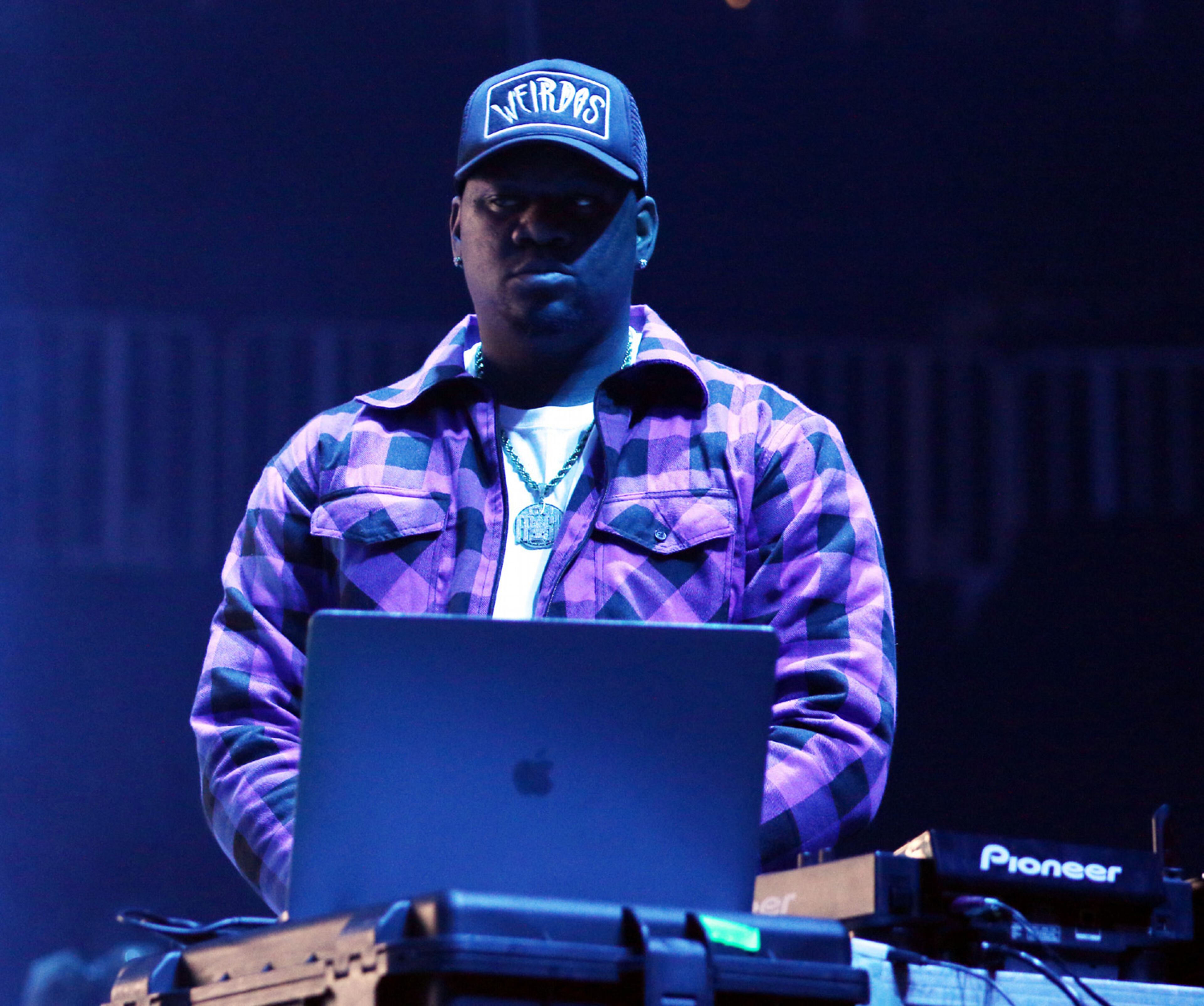 DJ Fresh performs at the third annual Lil Baby & Friends Birthday Celebration at sold-out State Farm Arena in Atlanta on Friday, December 9, 2022. Performers included Drake, Chris Brown, 21 Savage, GloRilla, Lakeya and Rocko. (Photo: Robb Cohen for The Atlanta Journal-Constitution)