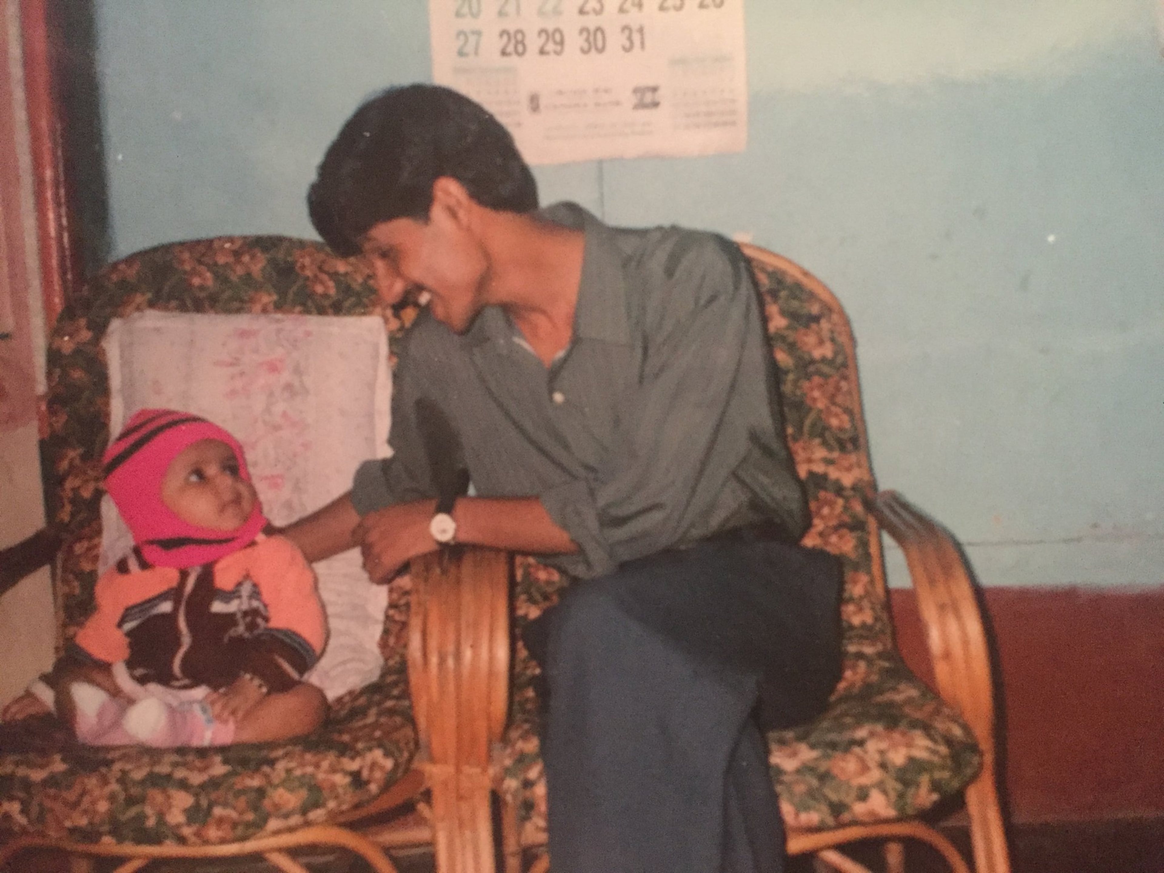 Sunidhi Ramesh was born in India but moved to America when she was just a year and a half old. Now a senior at Emory University, Ramesh seeks out connections to her roots through extracurriculars. Here as a young girl, she sits with her doctor uncle, the same uncle who inspired her to pursue a career in medicine. CONTRIBUTED
