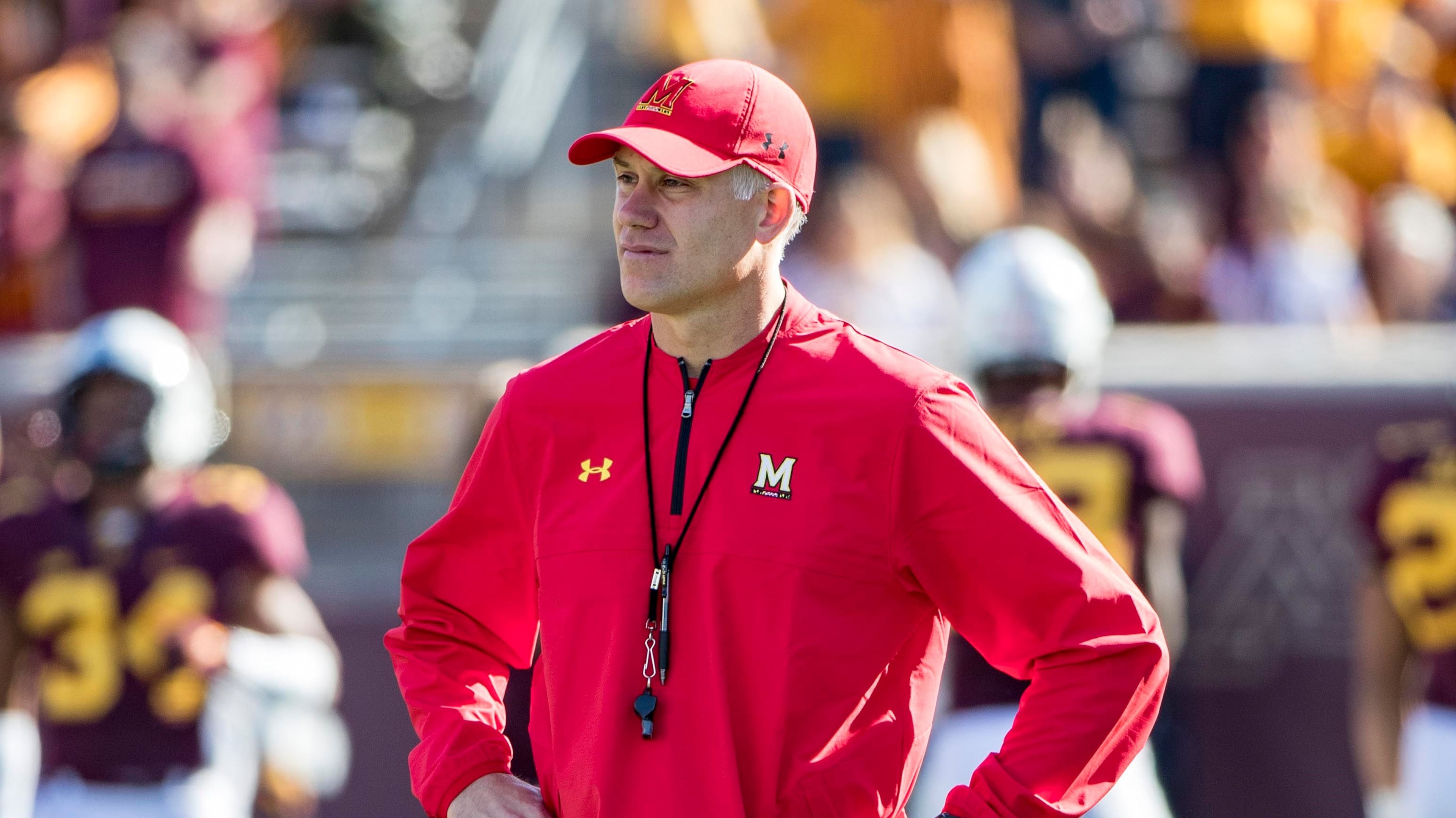 Maryland coach DJ Durkin was fired on Wednesday.