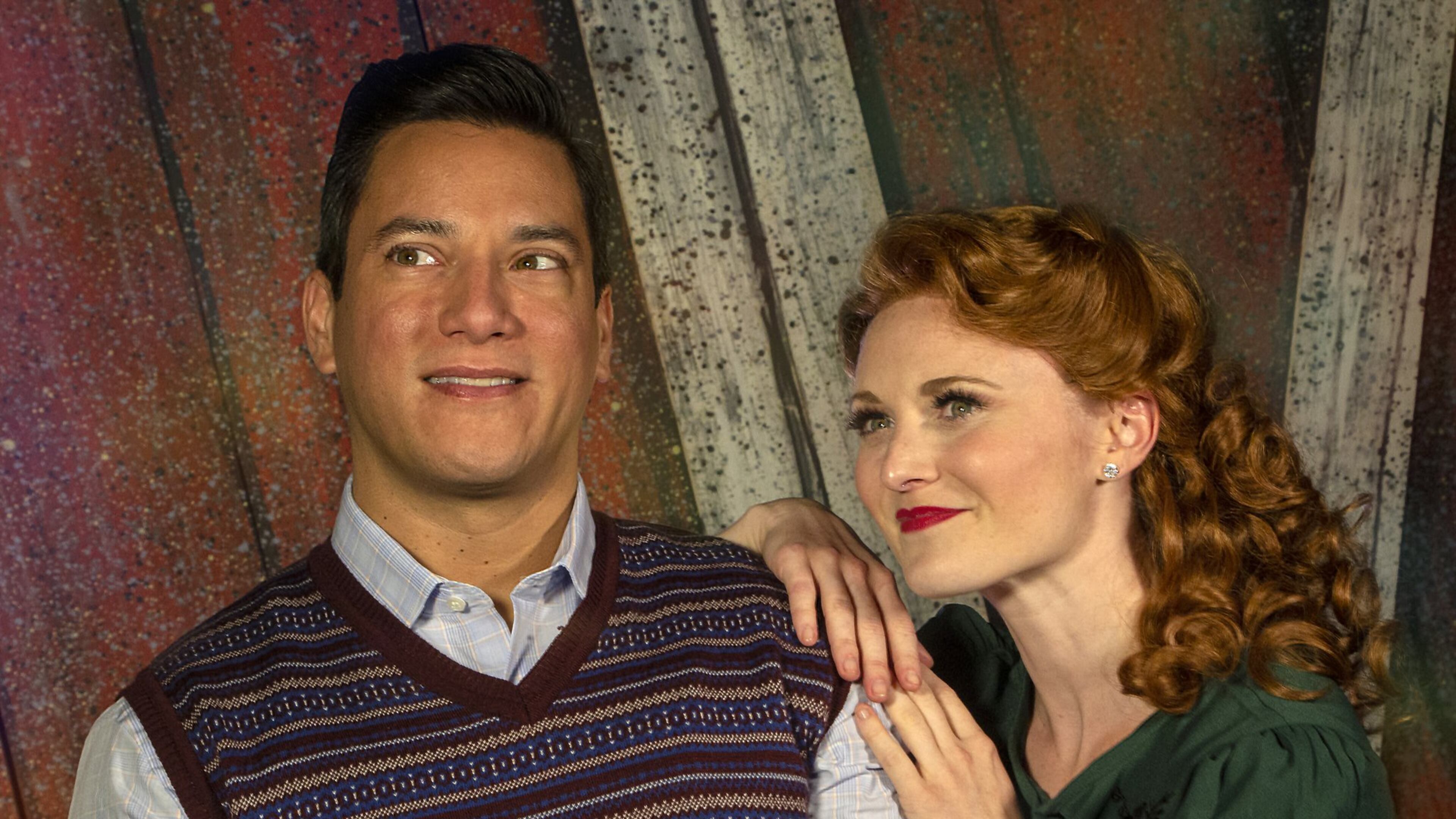 City Springs Theatre’s production of the 1940s Irving Berlin musical “Holiday Inn” features Nicholas Rodriguez and Hayley Podschun. CONTRIBUTED BY MASON WOOD