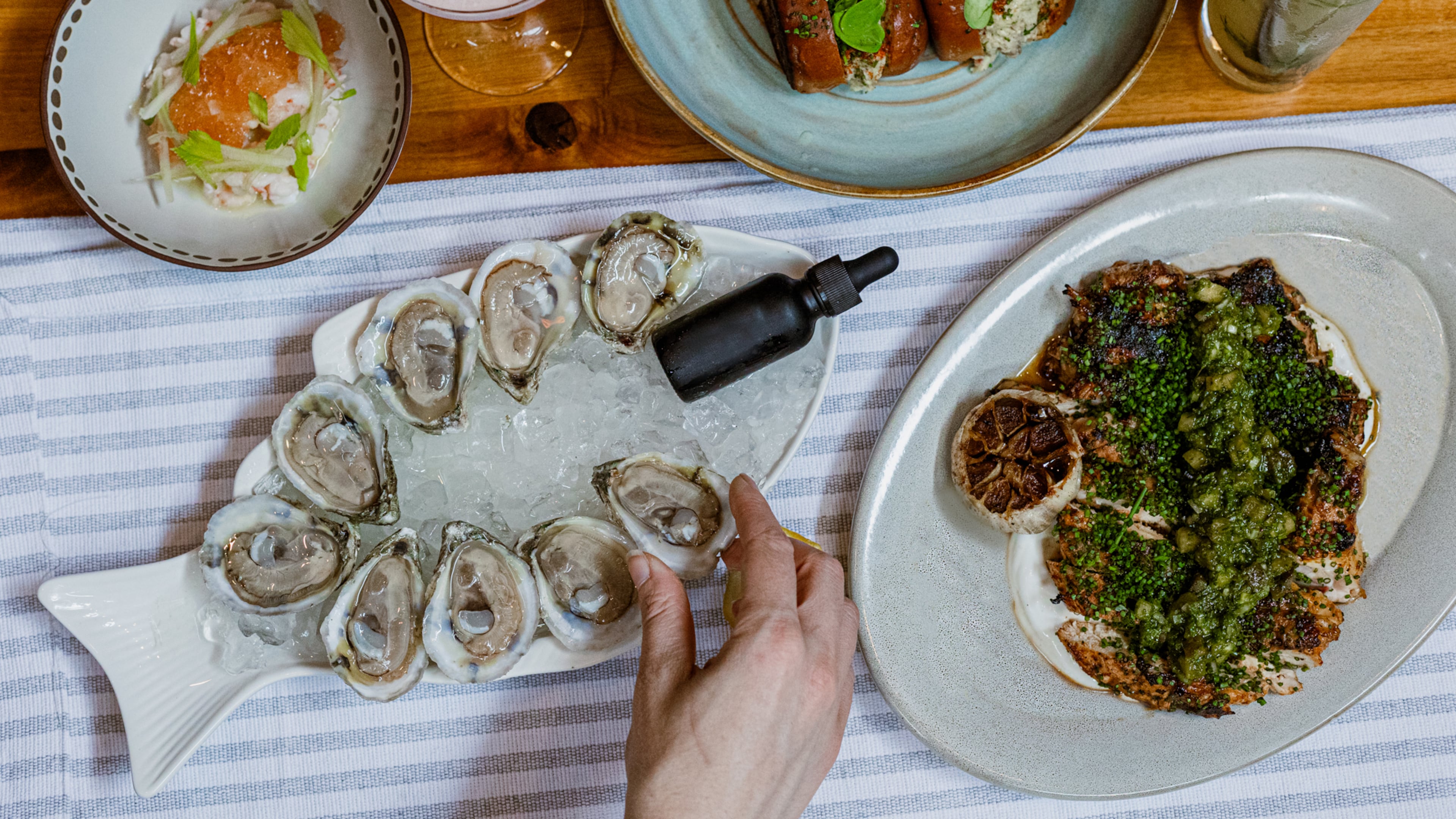 Lure seafood restaurant in Midtown, will officially reopen as Lure Saltwater Kitchen and Bar in September. / Courtesy of Lure