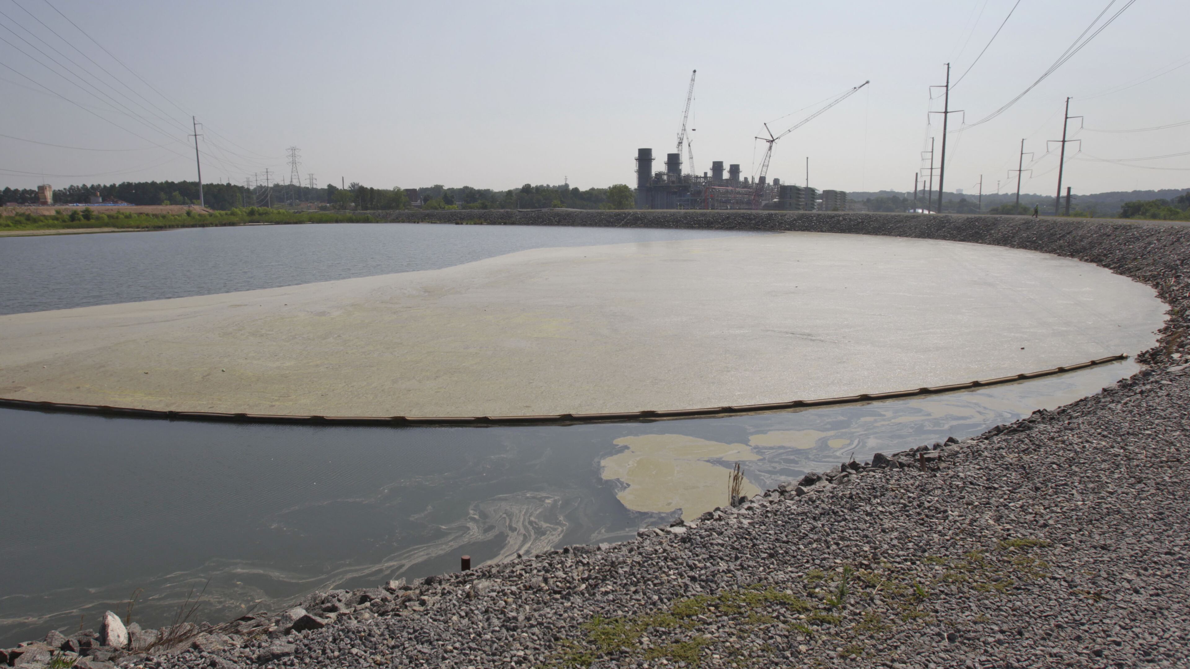 A Georgia Power coal ash pond is seen in this 2011 file photo. (Bob Andres / bandres@ajc.com)