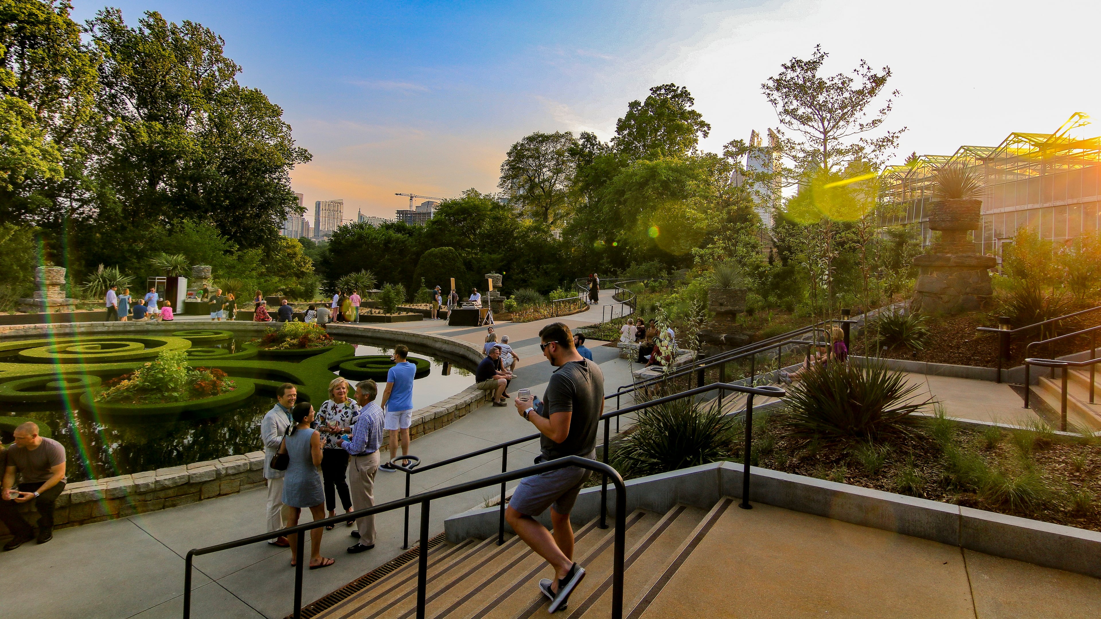 Cocktails in the Garden takes place at the Atlanta Botanical Garden Thursdays to Saturdays through Sept. 30. Photo: Atlanta Botanical Garden