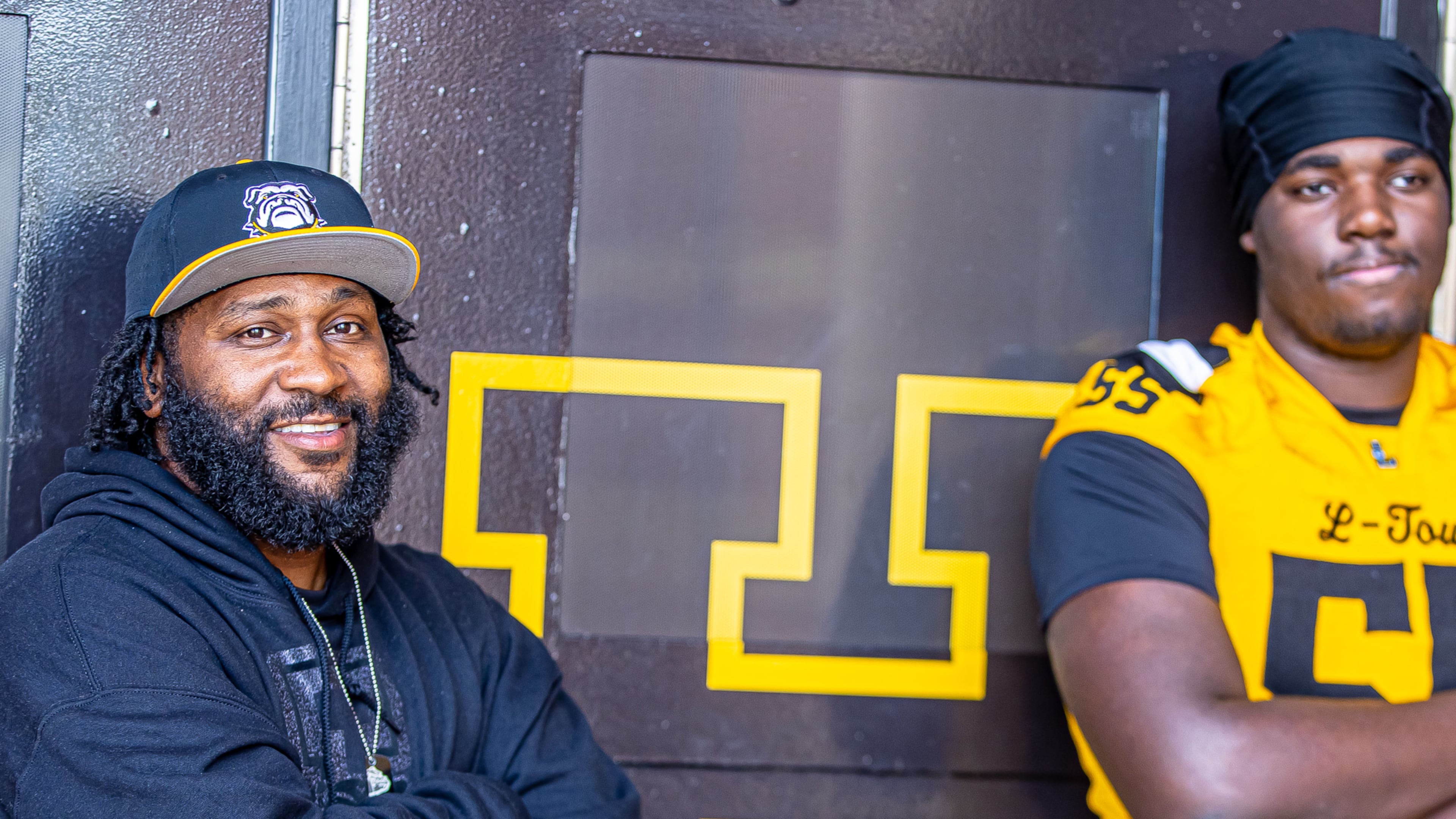 Head coach Kevin Barnes led the Lithonia High School football team to a 10-3 record in 2025. That's the best season for the program since 1982. (Jeff Sentell/AJC)