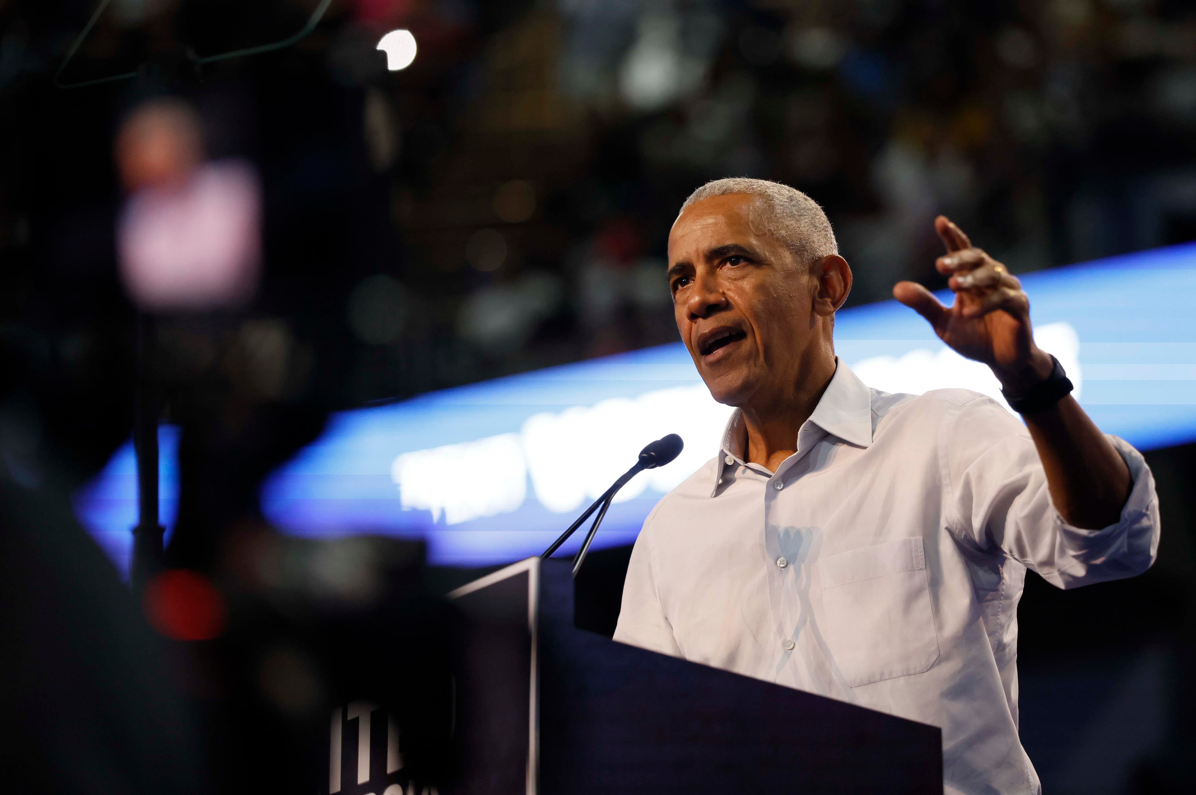 President Barack Obama rally in Morrow, GA