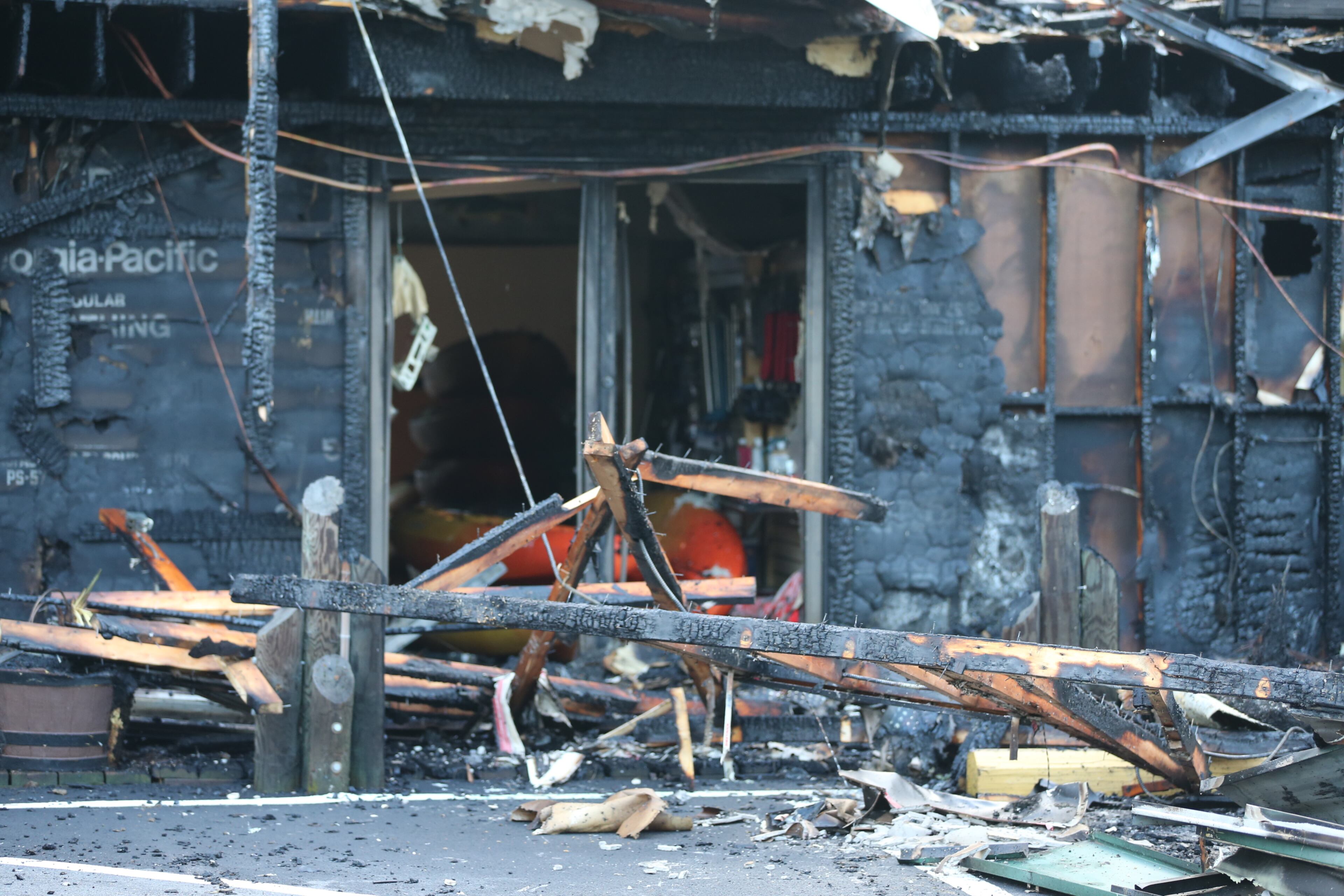 No injuries were reported in an overnight fire that damaged an iconic Lake Lanier store and bait shop. The blaze was reported just before midnight at The Dam Store in the 1200 block of Buford Dam Road near Buford.