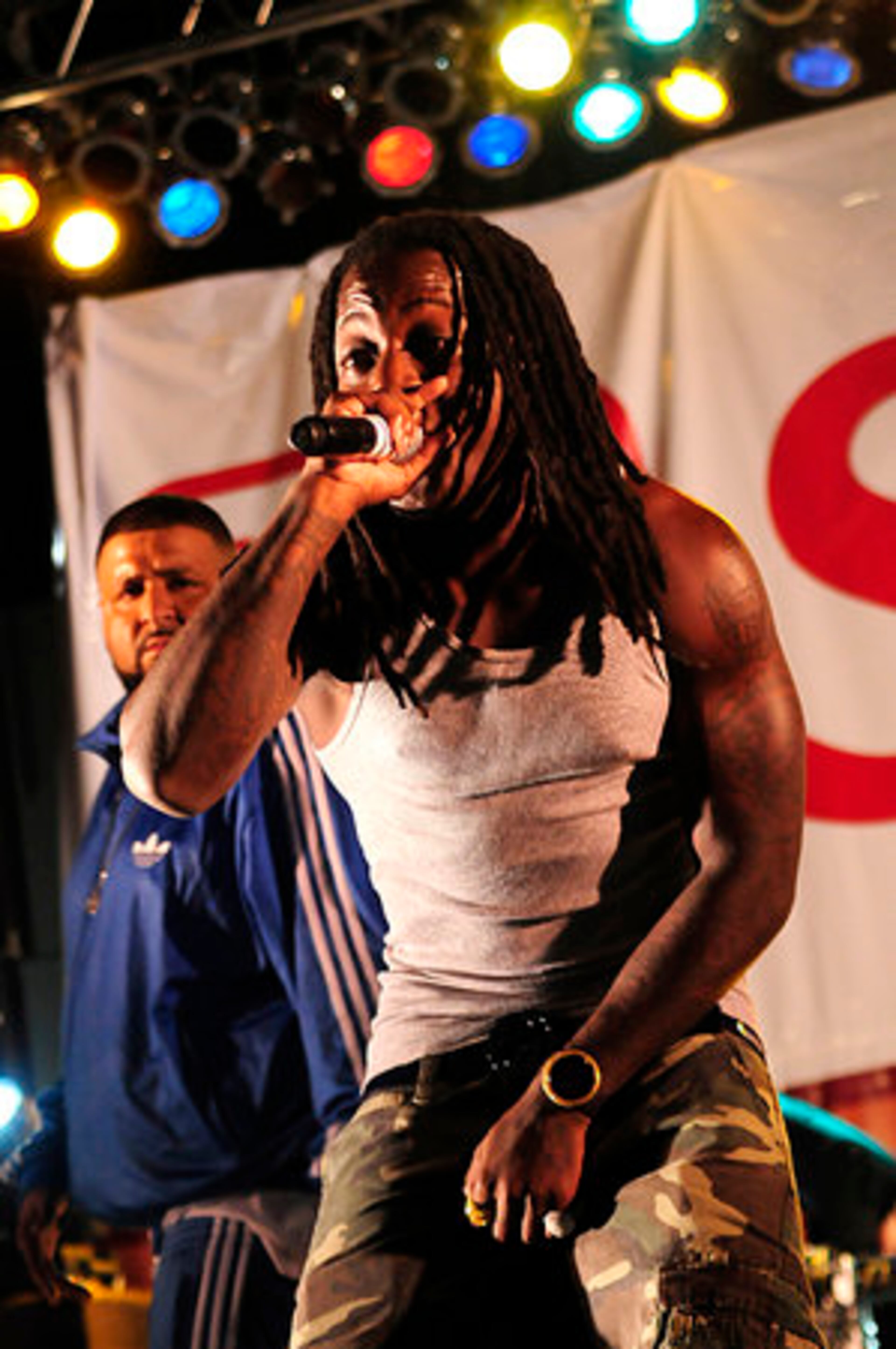 Ace Hood and DJ Khaled perform at the V103's Car & Bike show.