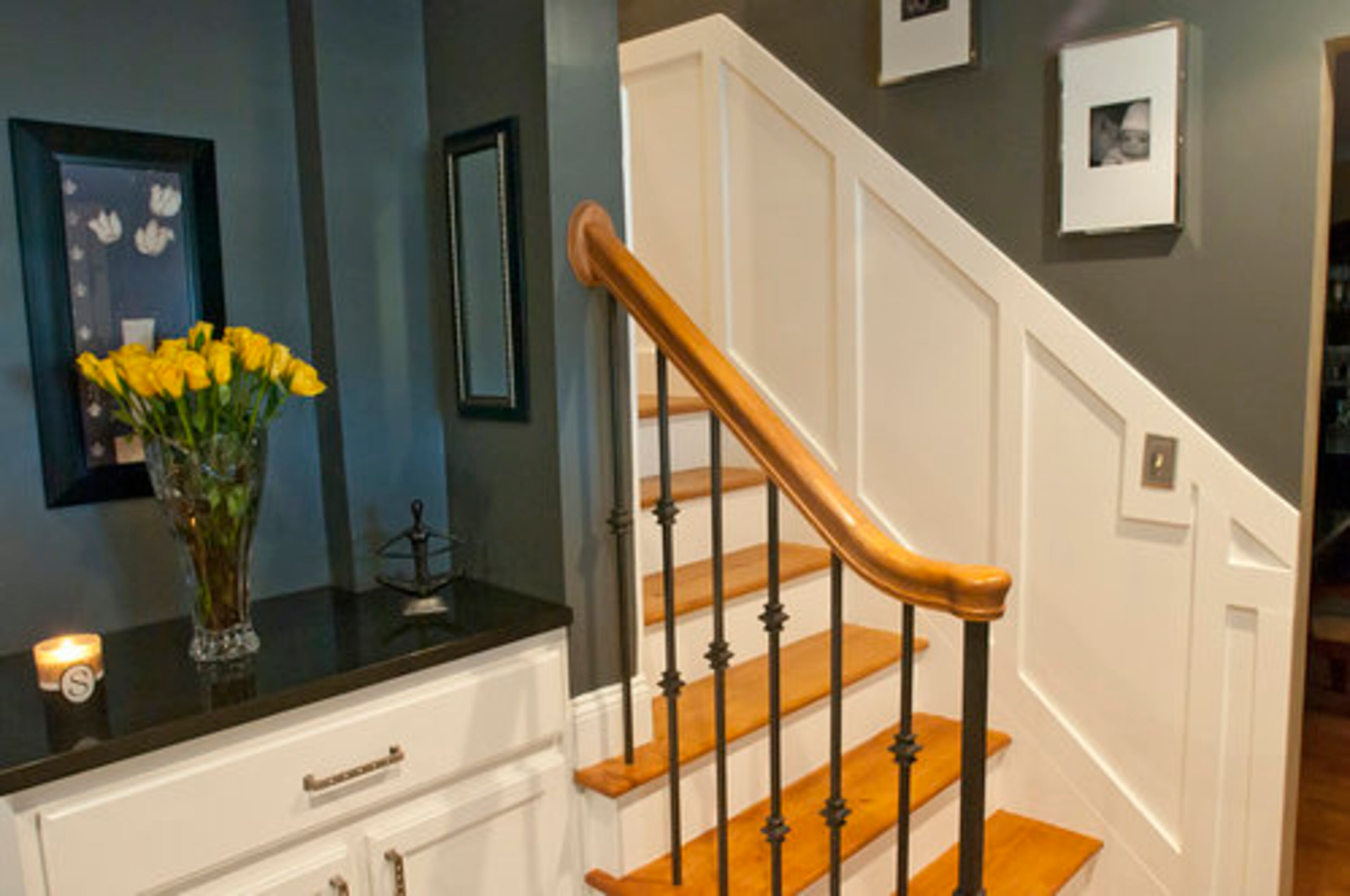 "Our favorite aritectual feature of our home is probably the foyer," said Vanessa Shapiro.