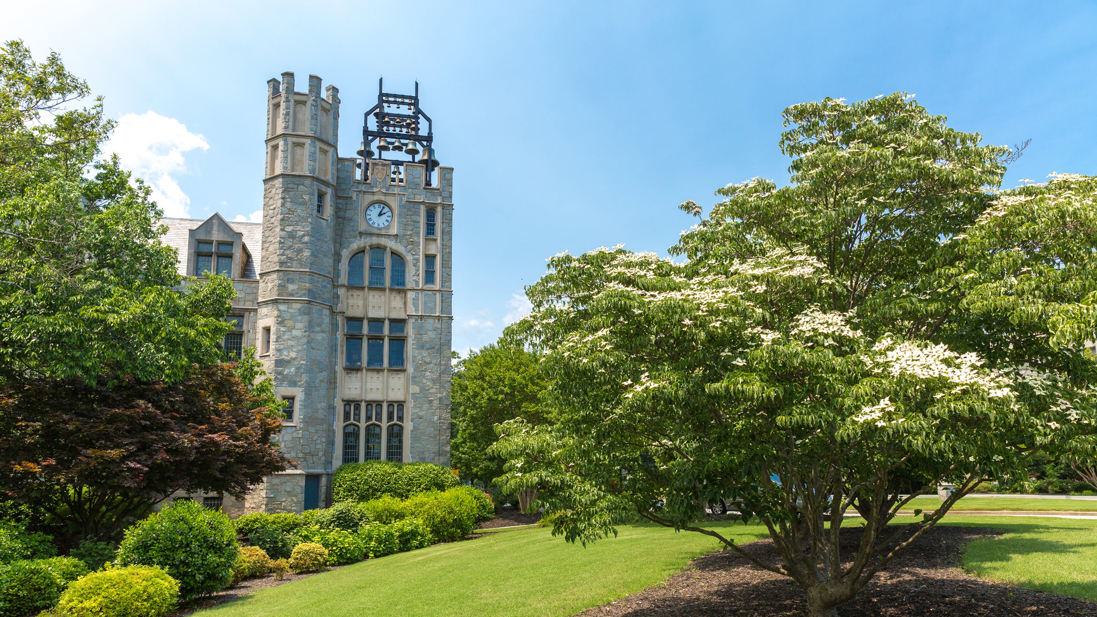 Oglethorpe University is a private, liberal arts college in Brookhaven. At its current location since 1915, many of Oglethorpe's campus buildings are built in a Gothic revival architecture style. The school was originally chartered in 1834 and is named in honor of General James Edward Oglethorpe, founder of the Colony of Georgia.