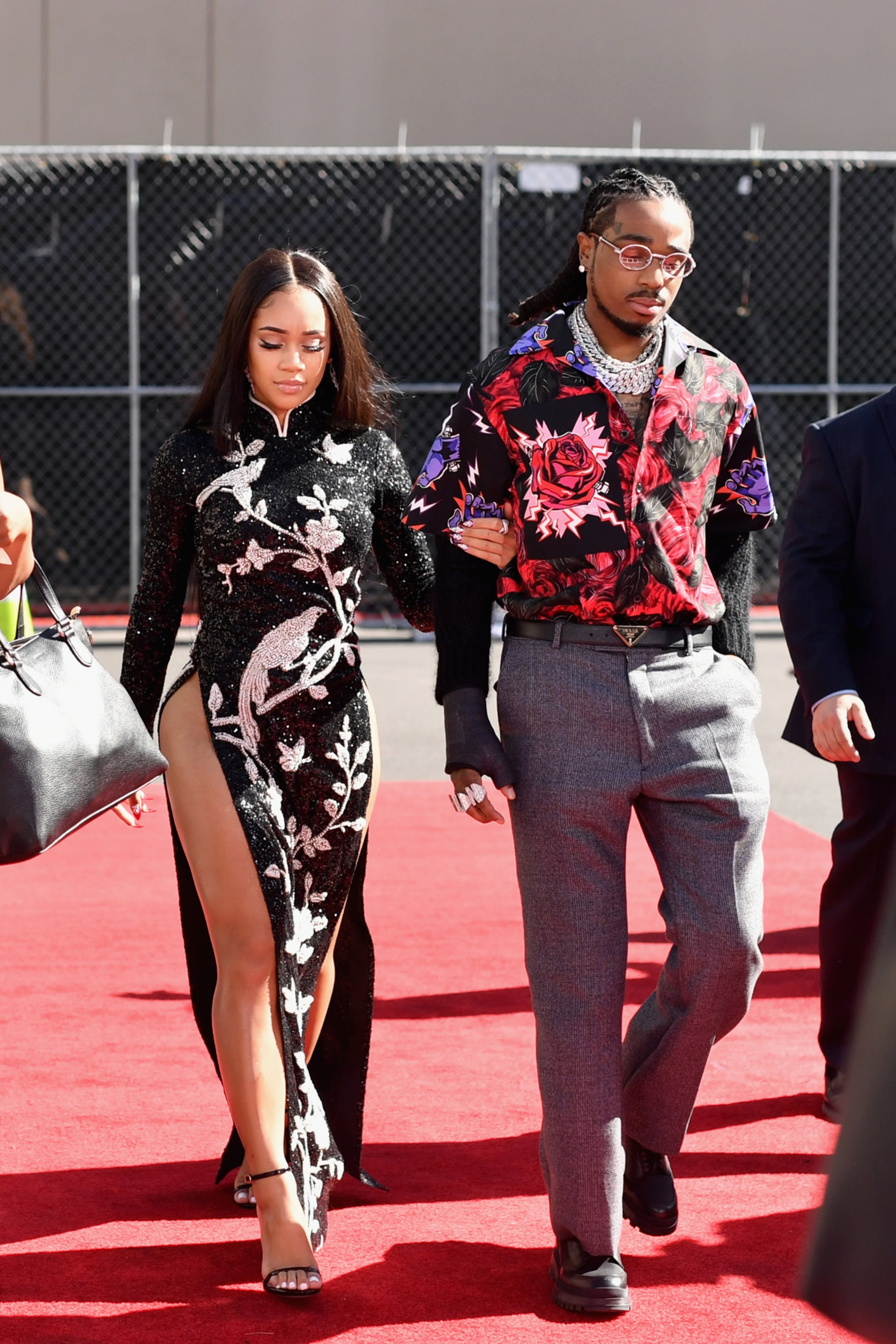 LAS VEGAS, NV - MAY 01: (L-R) Saweetie and Quavo of Migos attend the 2019 Billboard Music Awards at MGM Grand Garden Arena on May 1, 2019 in Las Vegas, Nevada. (Photo by Emma McIntyre/Getty Images for dcp)