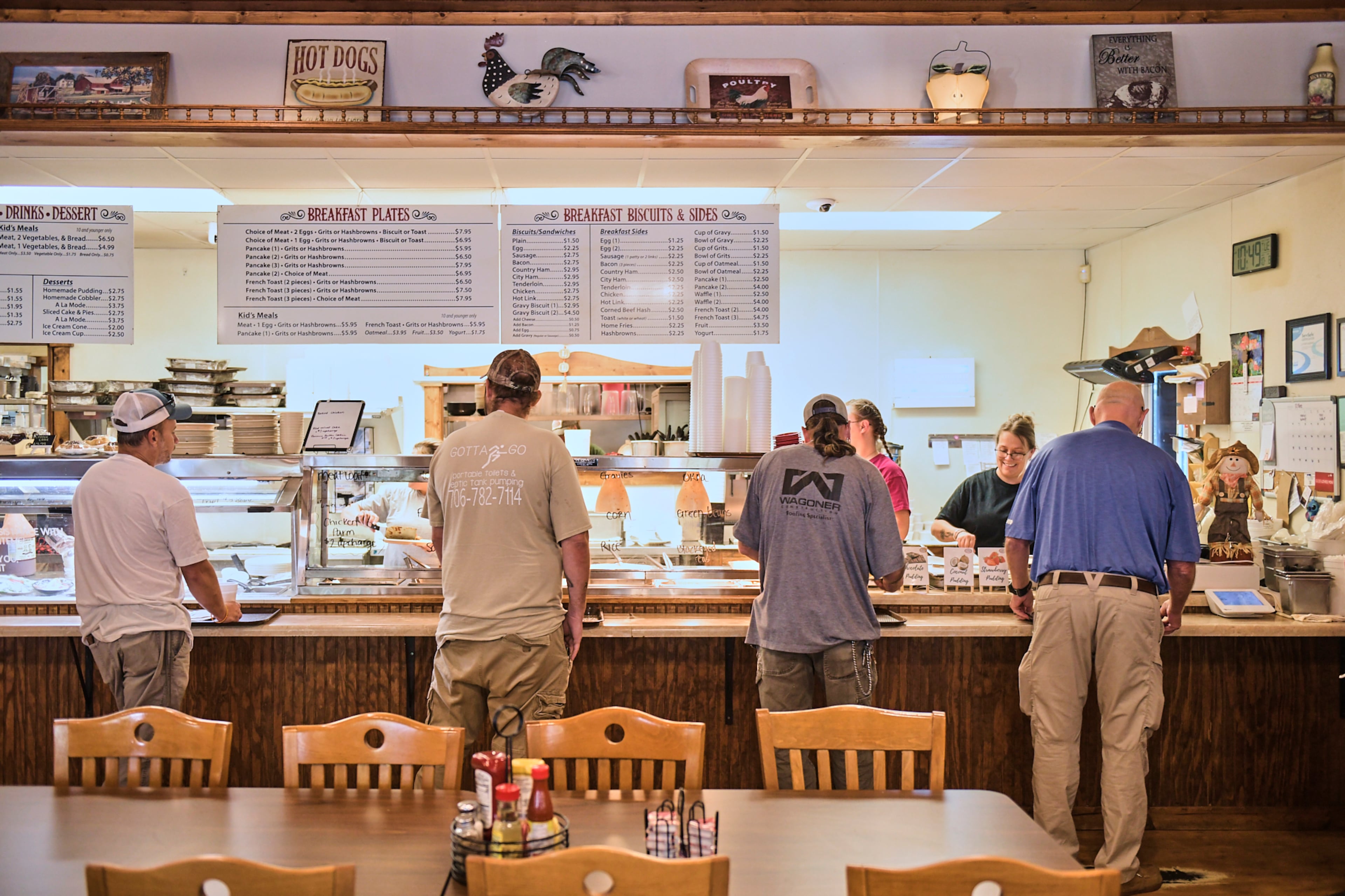 The Meat and Three counter at the Cottage House Restaurant. Each day the menu changes, serving the best in old fashioned home-style cooking.
Photo taken on Tuesday October 8th, 2024 by Greg Rannells for The Atlanta Journal Constitution.
Slug: AAJC 120824 dg diners intro.