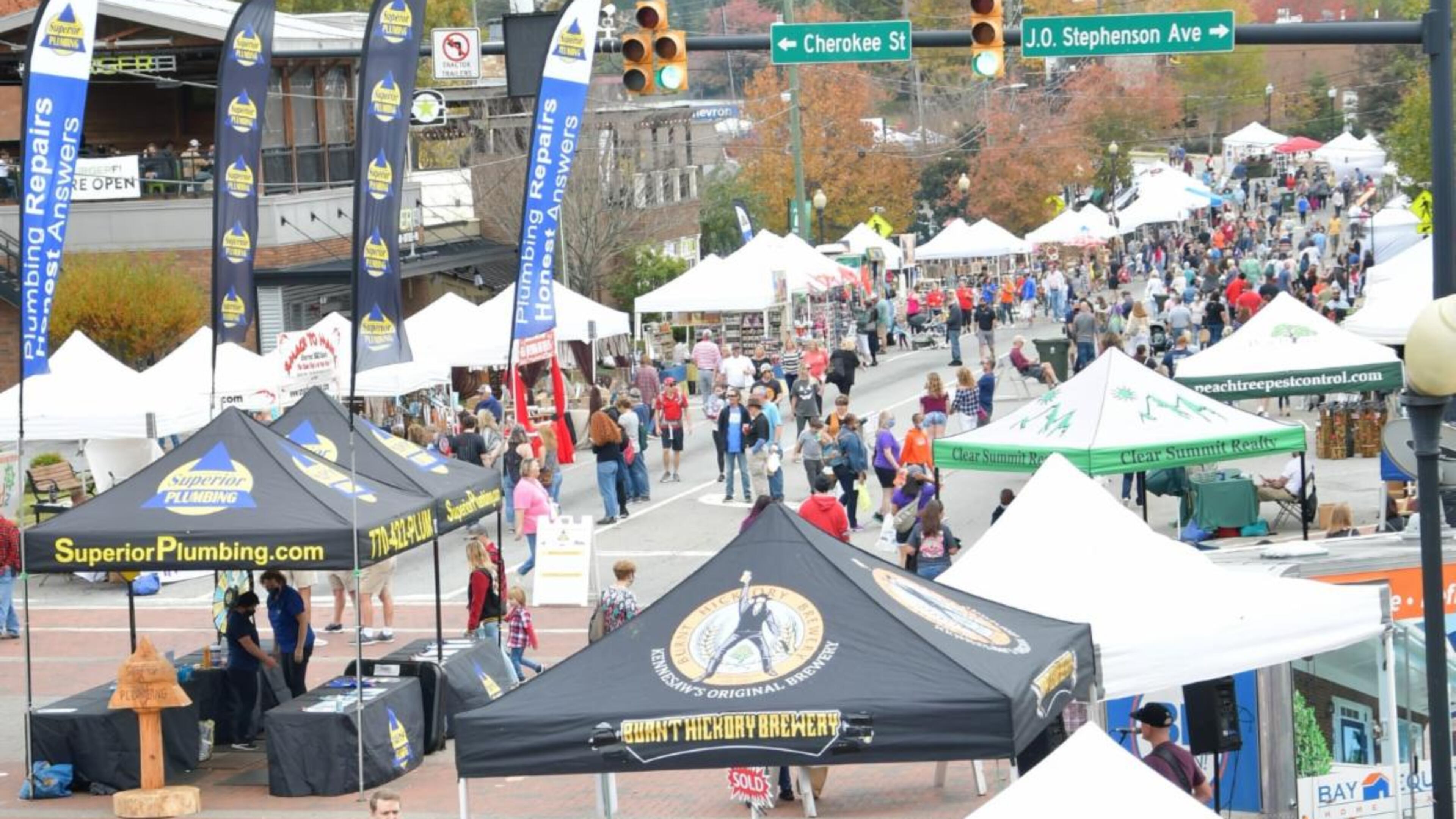 As the Kennesaw City Council restores this year various city events that were closed last year due to COVID-19, several road closures have been approved for this year. They begin as soon as Friday through Sunday for the Big Shanty Festival shown here. (Courtesy of Kennesaw)