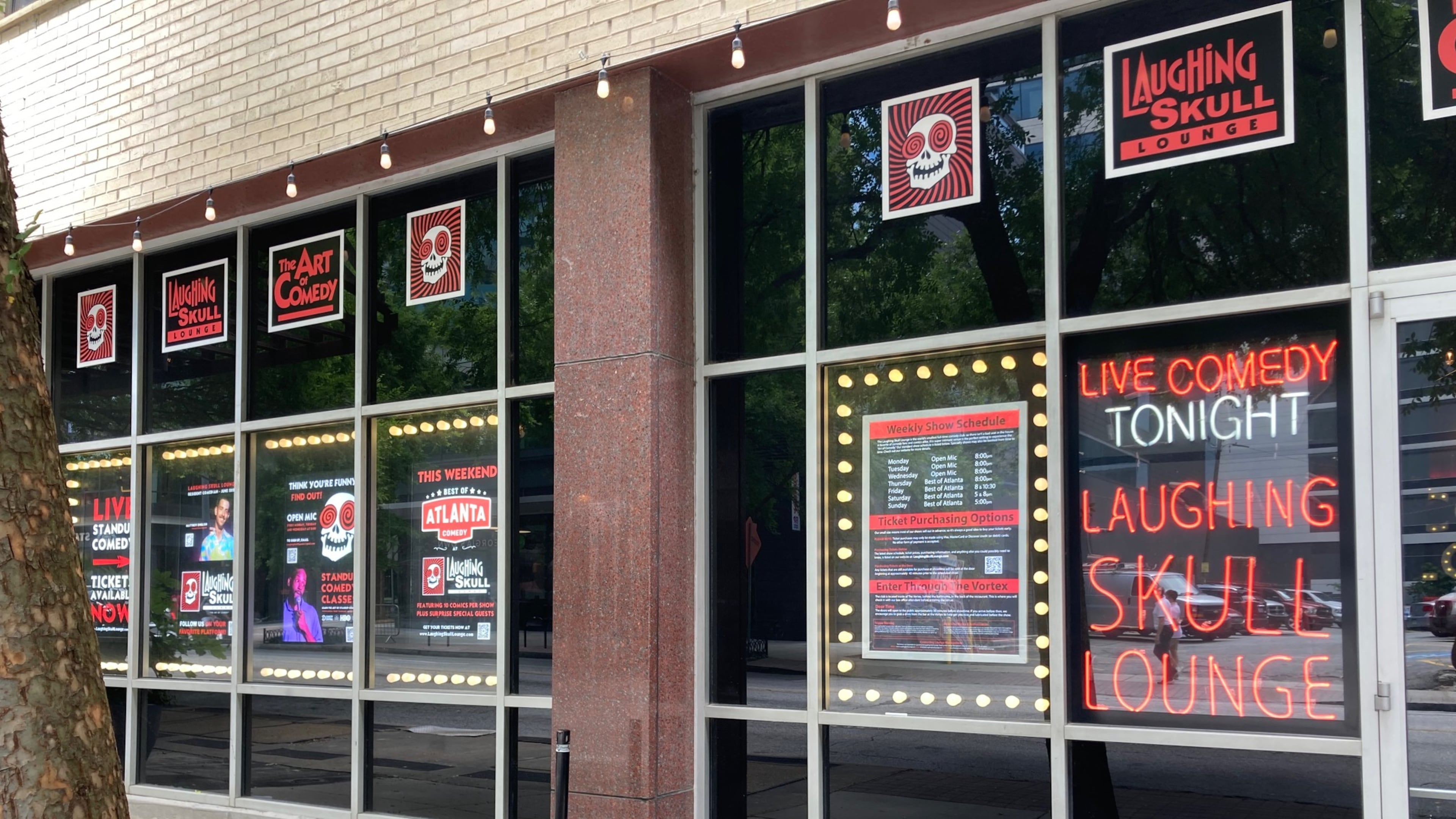 Laughing Skull Lounge, at 878 Peachtree St NE in Midtown, offers everything from first timer amateurs to national touring comedians at its open mic nights, every Monday, Tuesday and Wednesday. (Photo: Michael Horton)