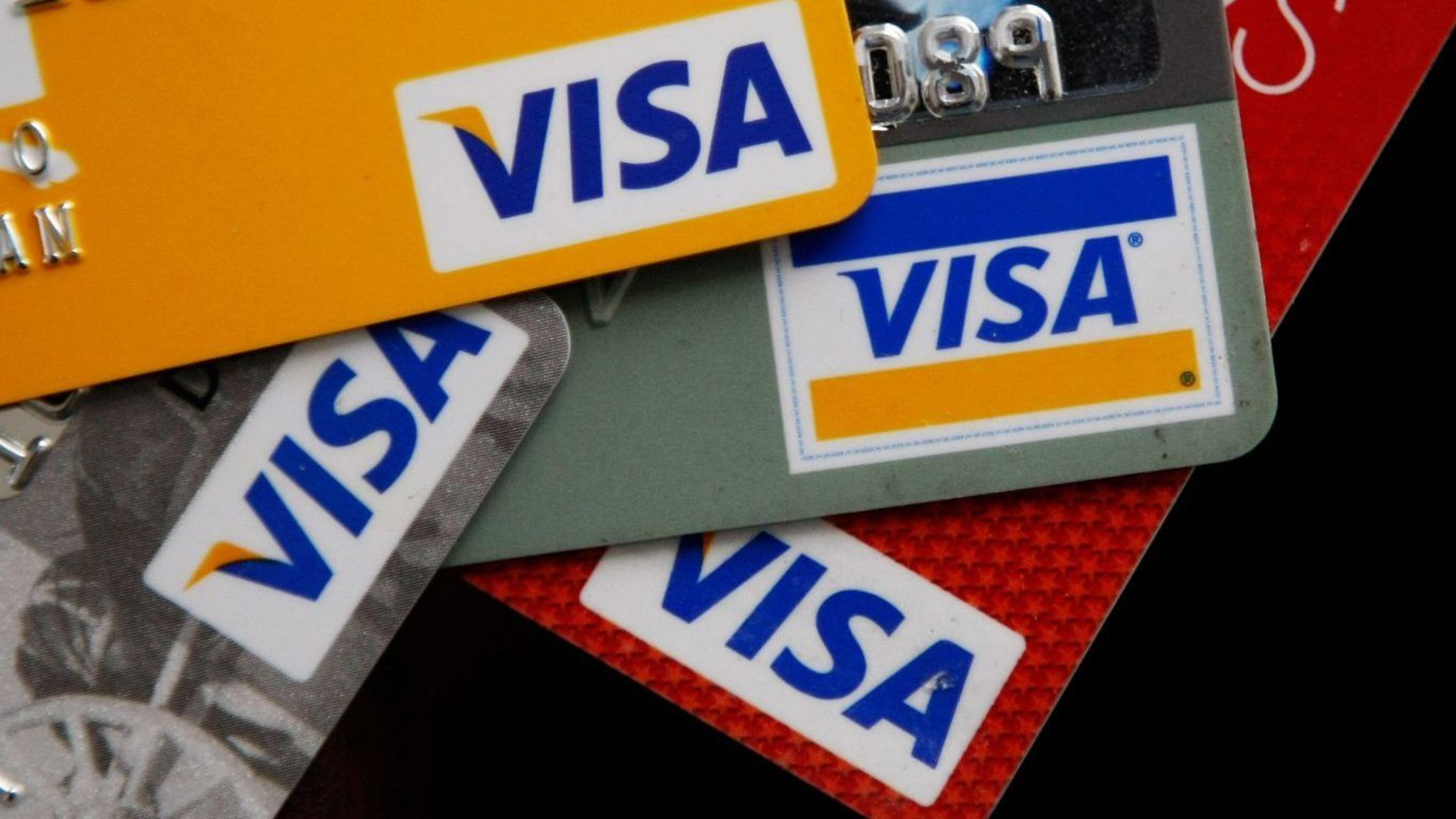 15. Visa Recent research shows that Visa Inc. (NYSE: V) controls half of all the credit card transactions globally. The company claims it operates in over 200 countries and has 3.3 billion cards in use. It is a level of market share no other company in the industry can possibly match. The company is expanding into related businesses, particularly mobile payments and checking. Last year, Visa's revenue rose 12% to $20.6 billion. Net income rose 54% to $10.3 billion. Payment volume rose 12%. Visa's yield is only 0.74%, but its shares are up 65% over the past two years.