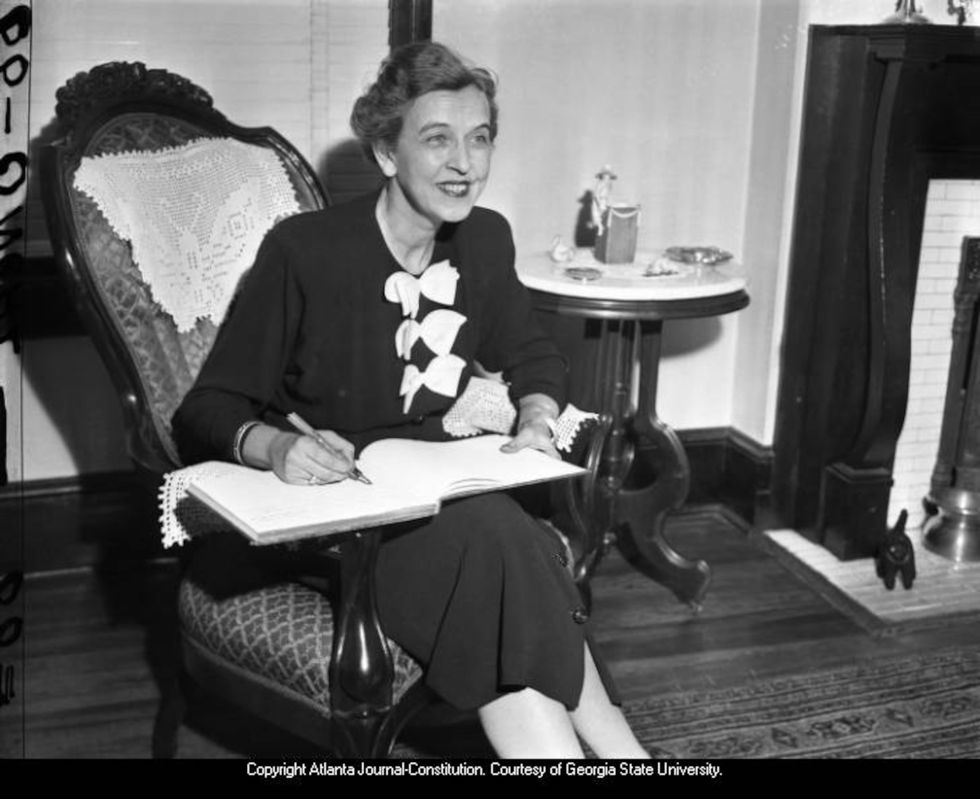 5th Congressional District Rep. Helen Douglas Mankin, 1946. She was the first woman elected to U.S. Congress from Georgia on February 12, 1946.