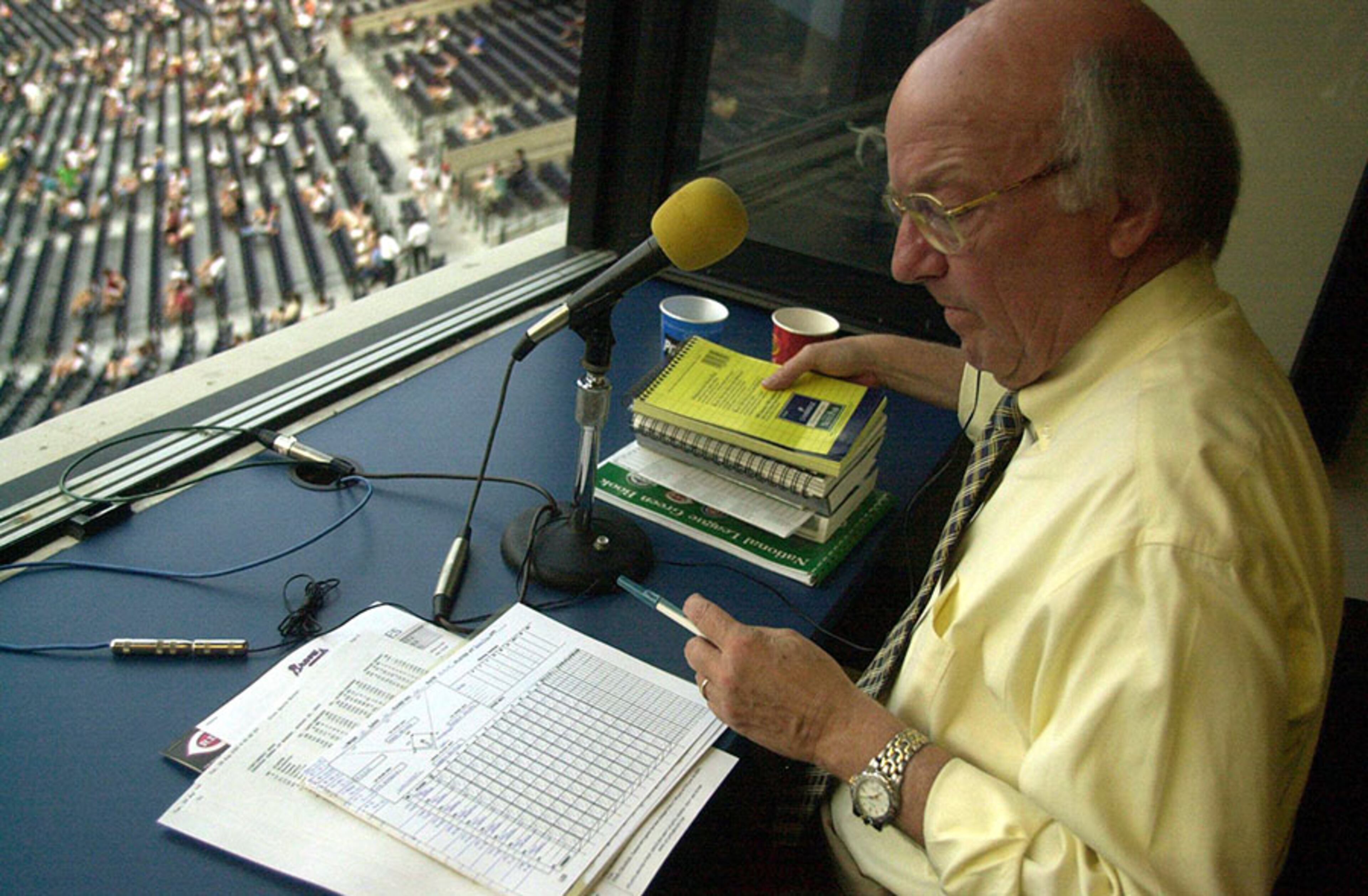 Pete Van Wieren was affectionately known as "The Professor" for his pre-game preparedness.
