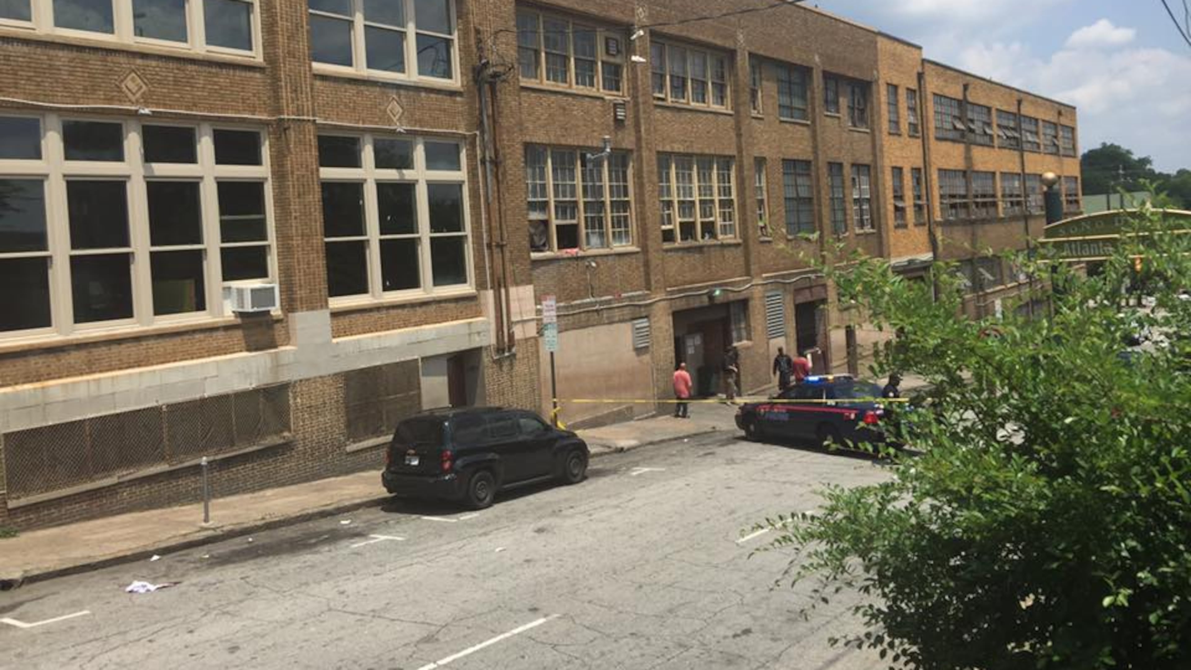 A man was shot and killed outside an Atlanta homeless shelter Wednesday (Photo contributed by Heyward Wescott)