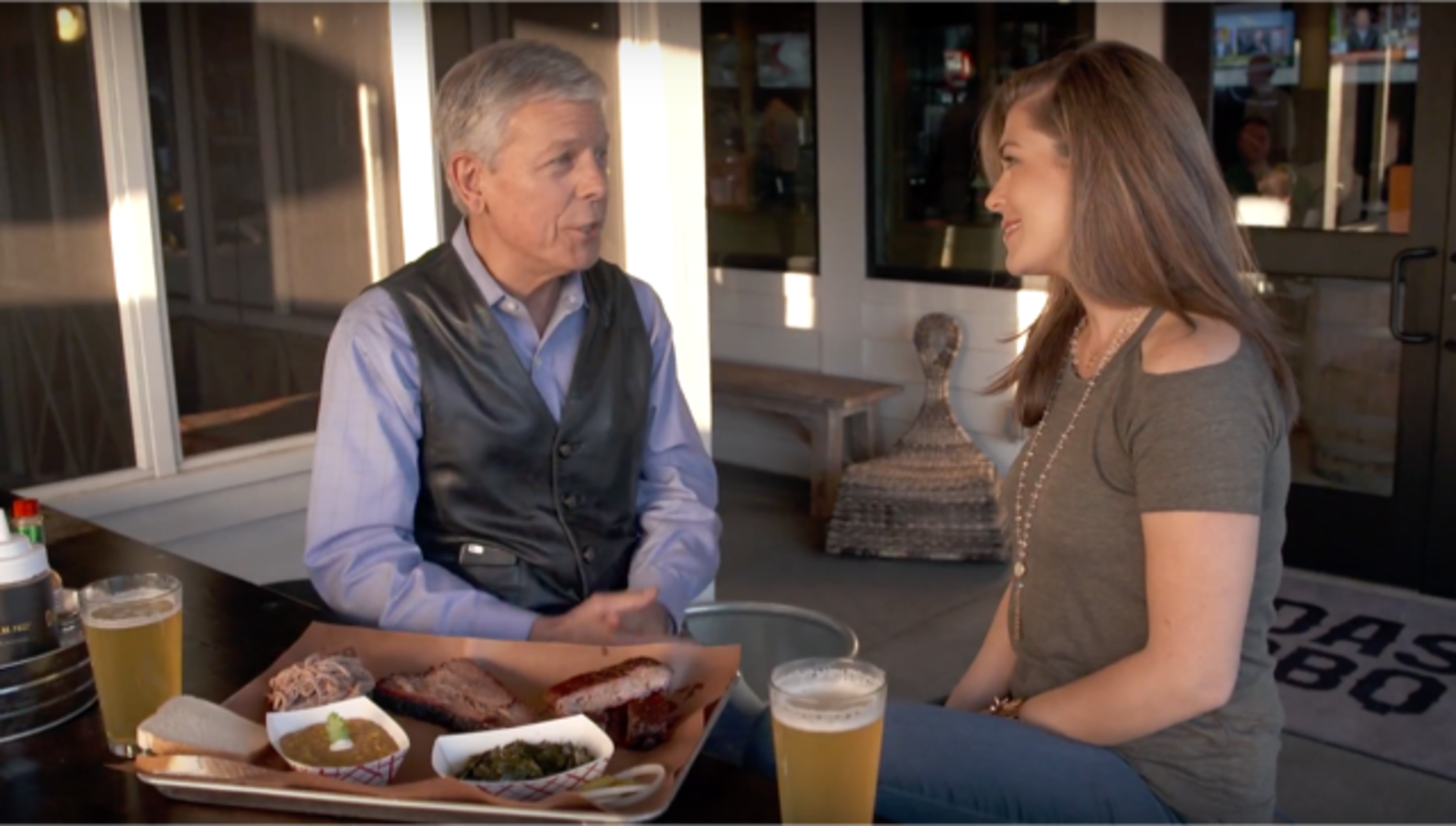 Titania Jordan (right) taping an episode of "Atlanta Eats." CREDIT: Atlanta Eats