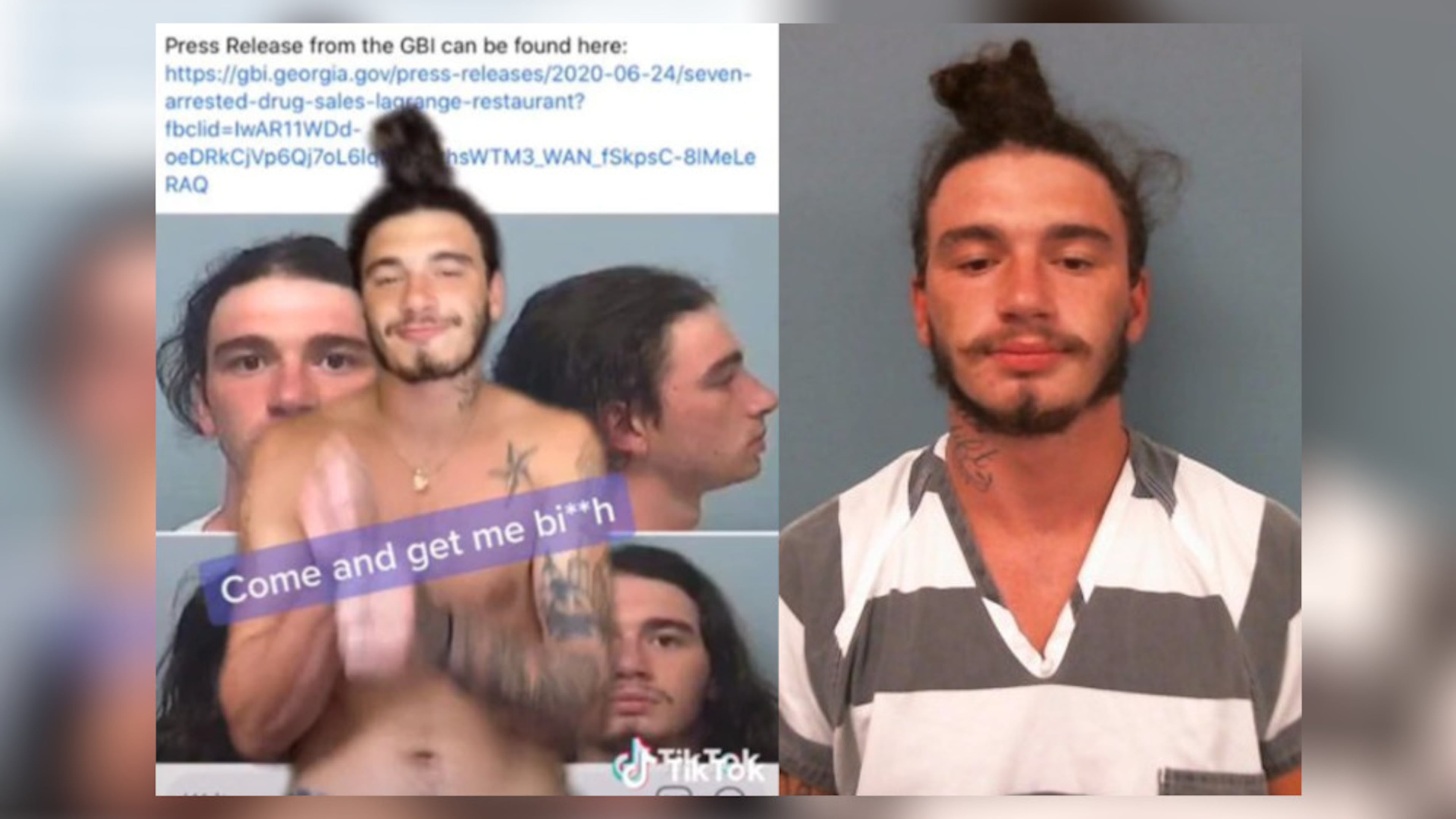 William Reeves Durga was arrested days after he posted a video to TikTok taunting police to "come and get me."