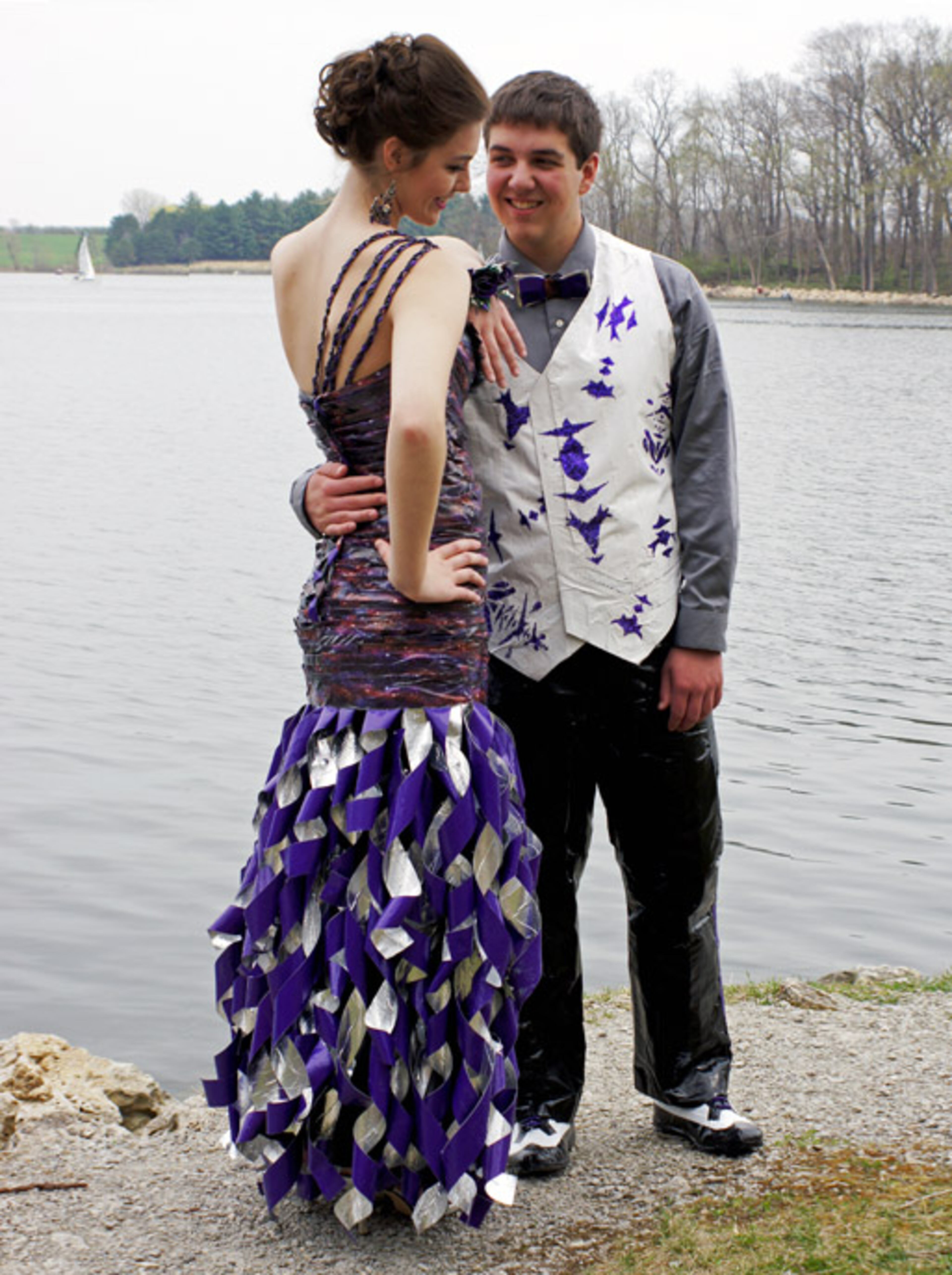 Here are some of the entrants into the 2015 Duck Brand Duct Tape Stuck at Prom scholarship competition.