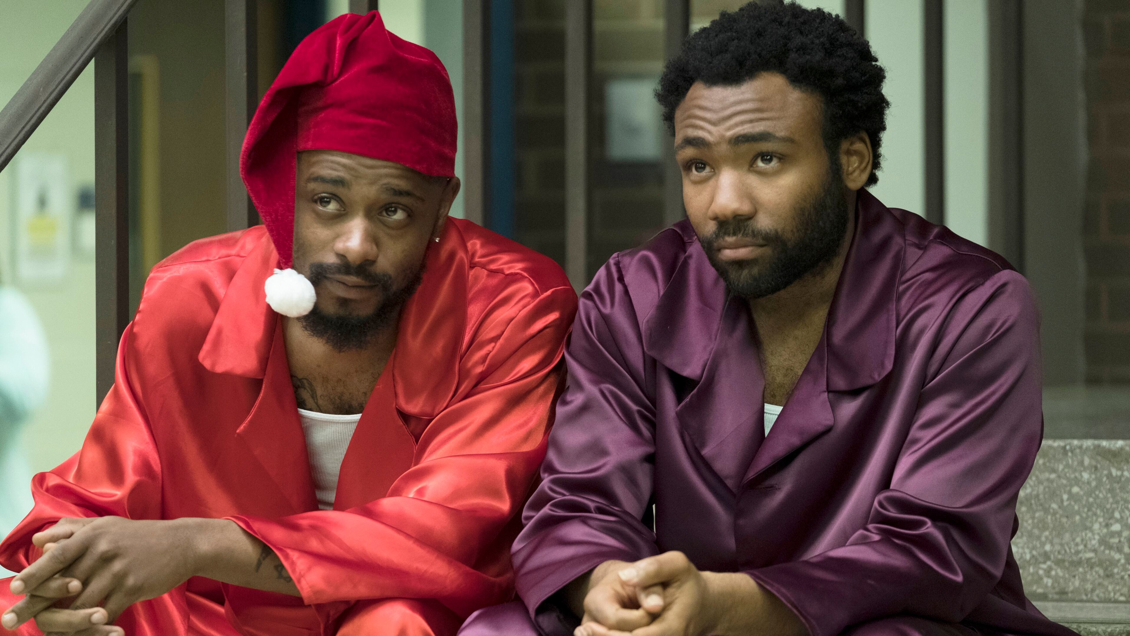 LaKeith Stanfield, left, as Darius and Donald Glover as Earnest Marks in "Atlanta." (Guy D'Alema/FX)