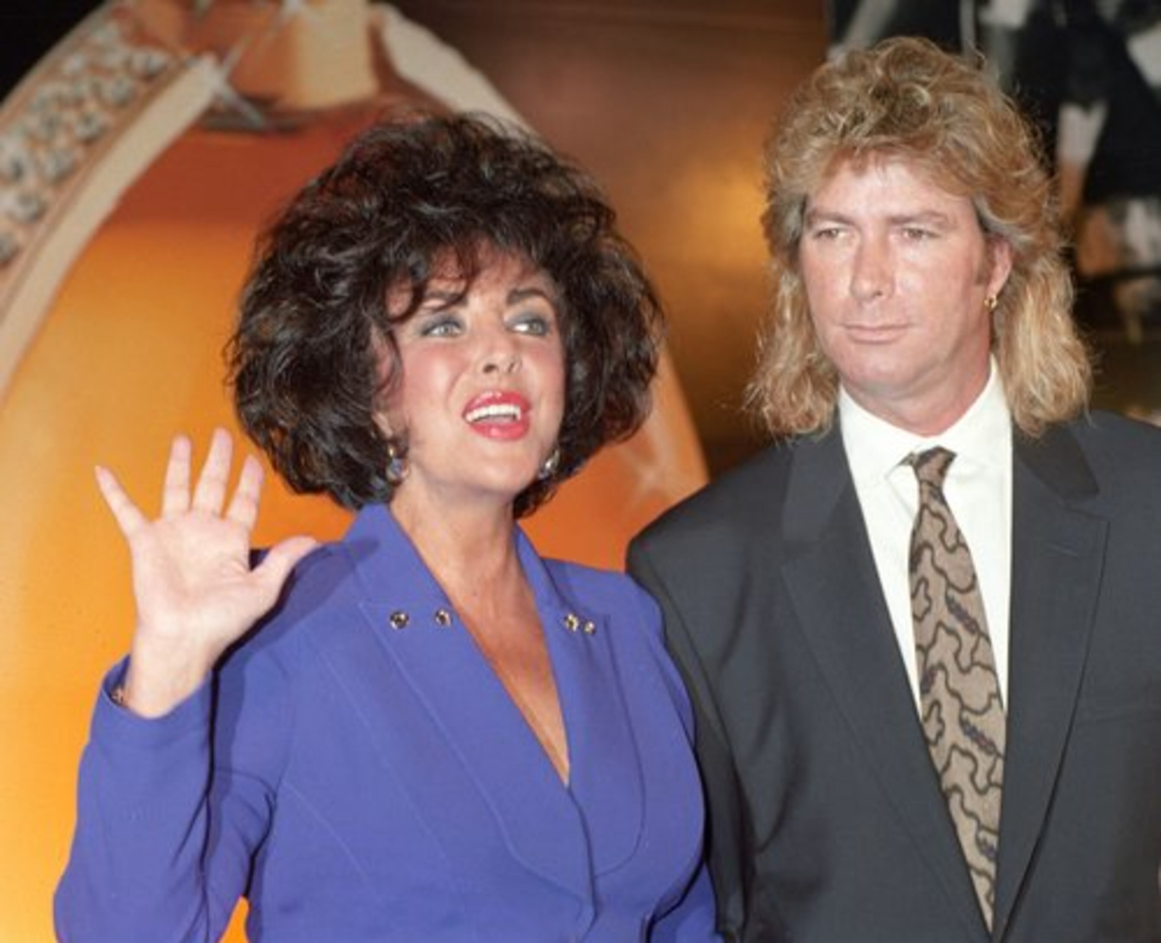 Elizabeth Taylor married for the eighth time in October 6, 1991. she wed construction worker Larry Fortensky at Michael Jackson's Neverland Ranch. The two were divorced five years later.