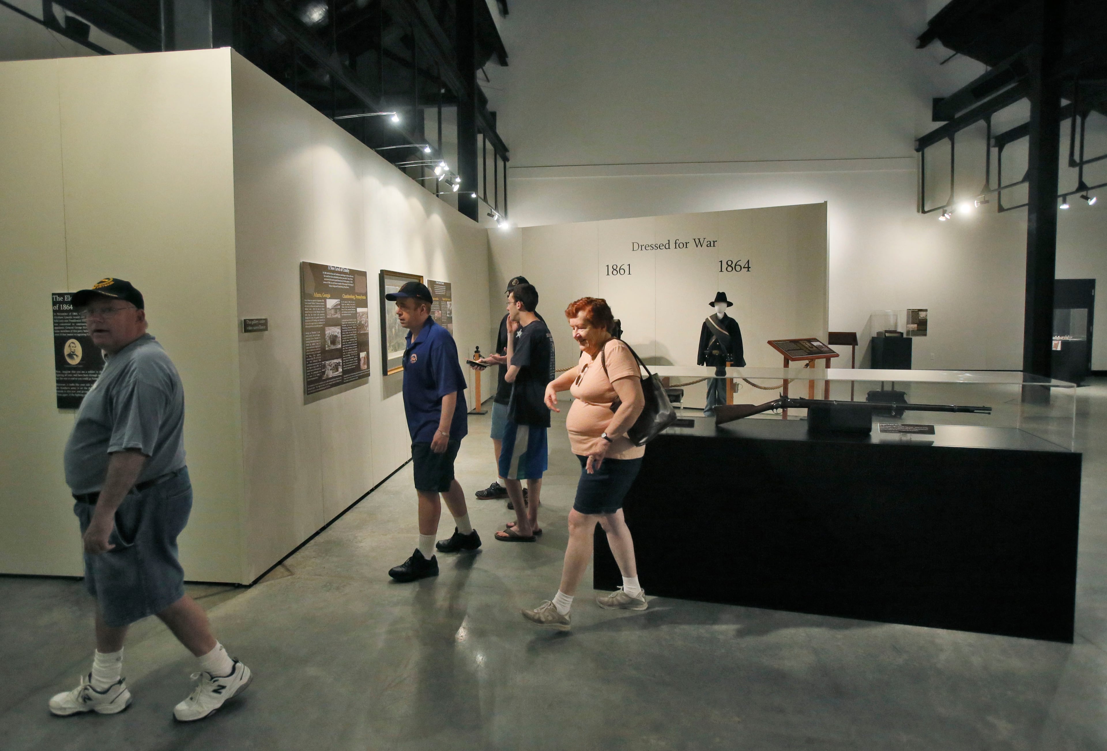 “1864” is a new exhibit at Kennesaw's Southern Museum. The Civil War exhibit, which features letters, interactive exhibits and a number of never-before-displayed artifacts, examines both how the tactics of warfare changed as well as the war’s effect on soldiers and civilians alike. BOB ANDRES / BANDRES@AJC.COM