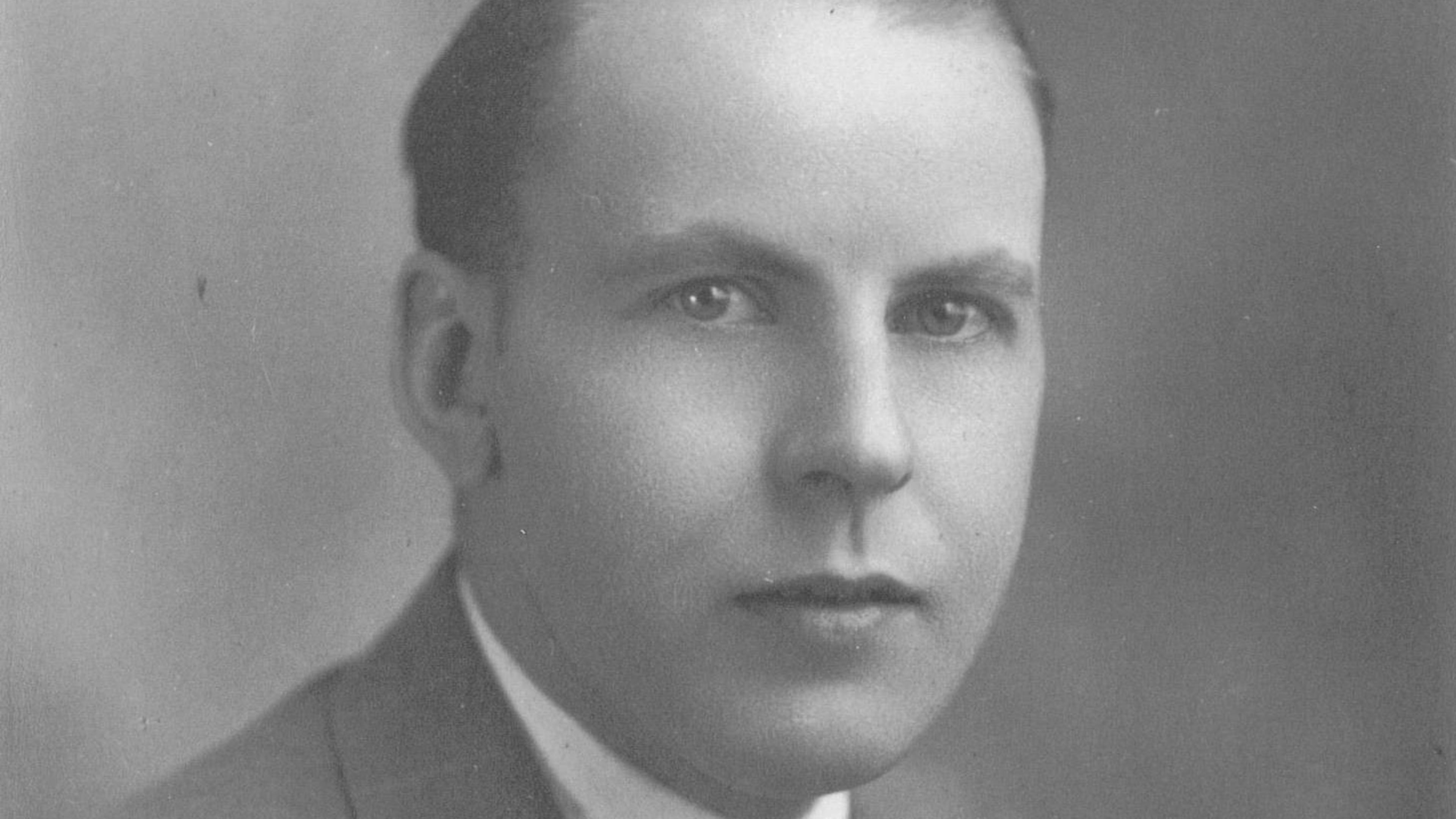 Fred Benning served as mayor of Neligh, Nebraska. This photo is displayed in Neligh's City Council chambers.