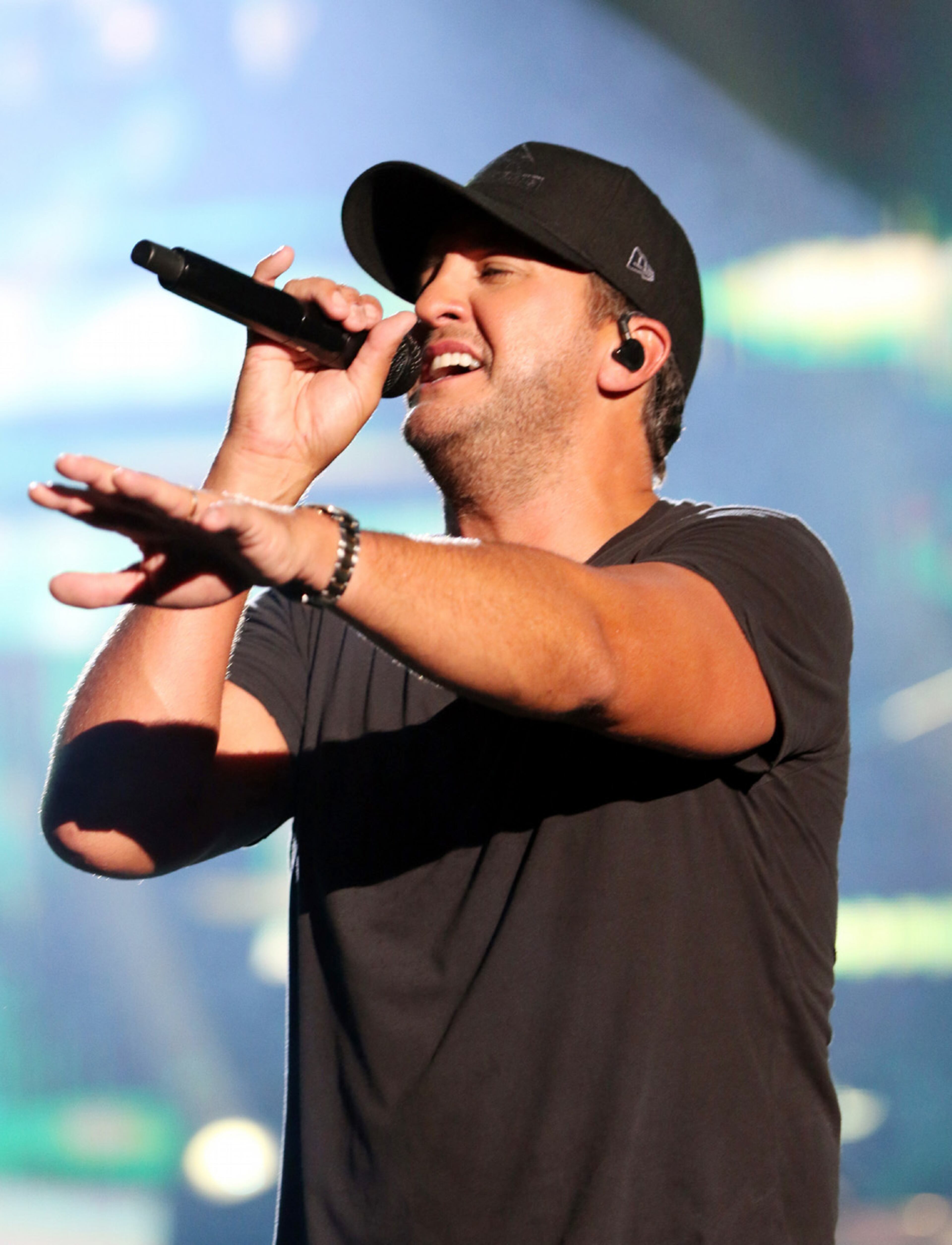 Leesburg, Georgia, native Luke Bryan brought his Raised Right Tour to a packed Lakewood Amphitheatre on Saturday, July 9, 2022, in Atlanta with Riley Green and Mitchell Tenpenny opening the show. (Photo: Robb Cohen for The Atlanta Journal-Constitution)