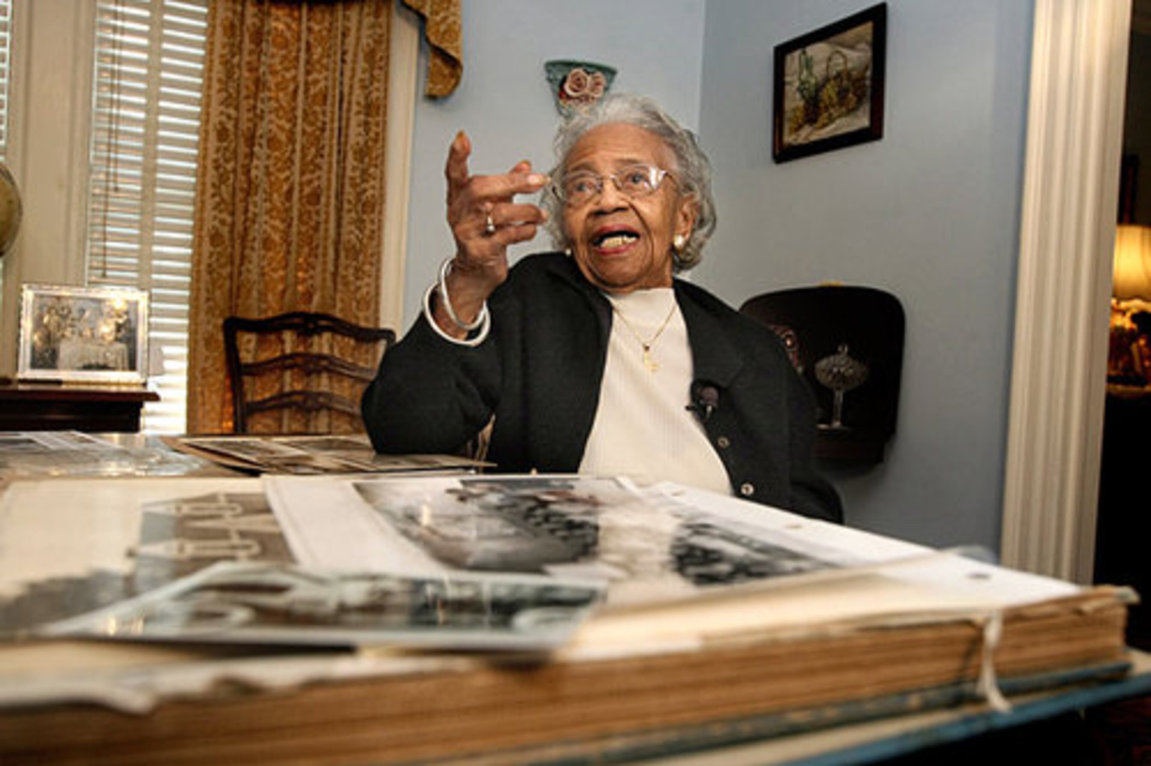 The Obama campaign became aware of Cooper when CNN featured her early voting with Atlanta Mayor Shirley Franklin in late October. The next day, Obama called her.