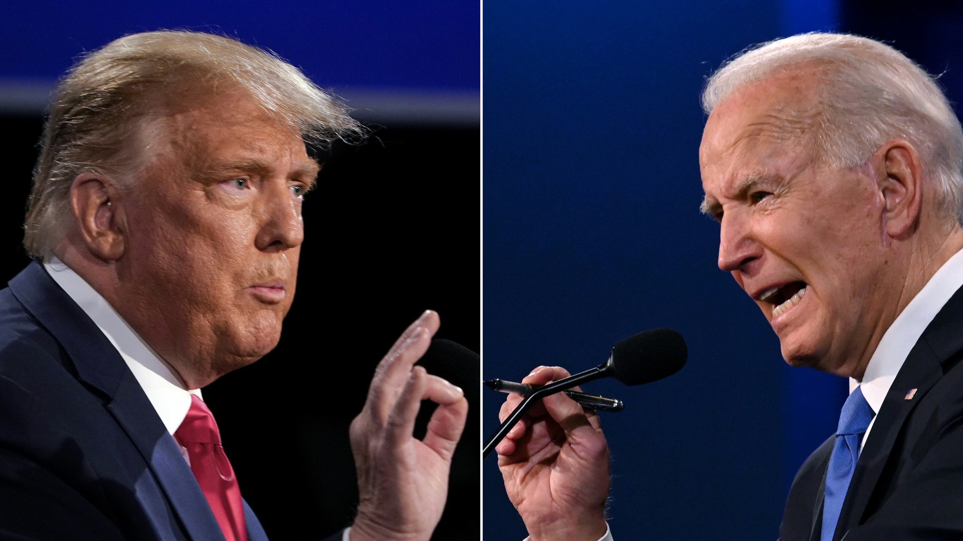 This combination of pictures shows former US President Donald Trump (L) and US President Joe Biden. (Brendan Smialowski and Jim Watson/AFP via Getty Images/TNS)