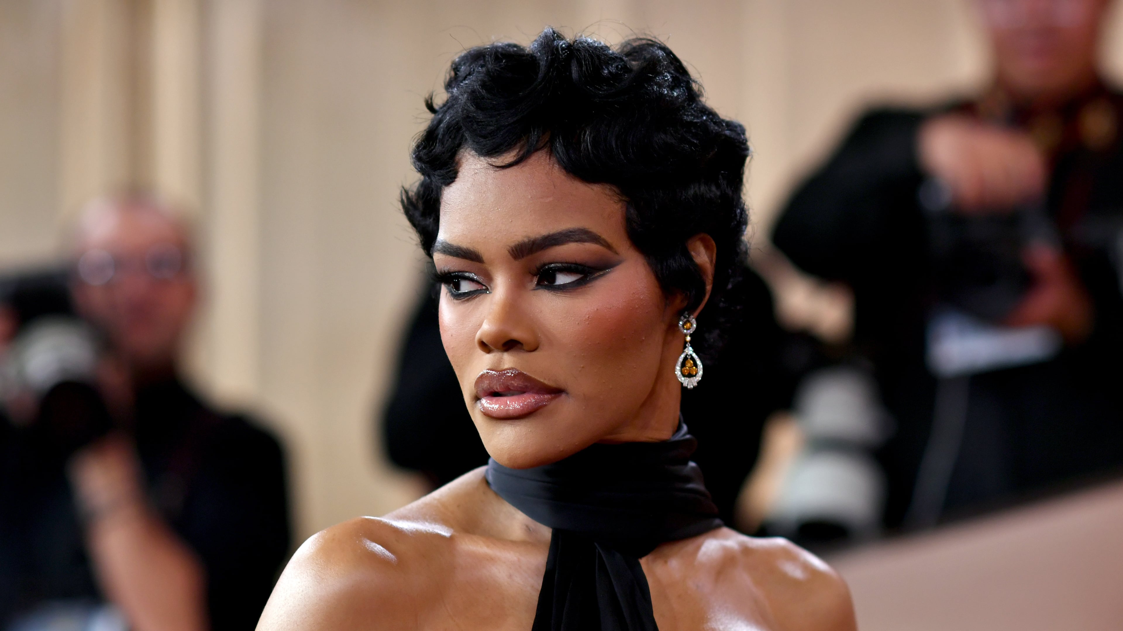 Atlanta area resident Teyana Taylor — pictured arriving at the Golden Globes on Sunday, Jan. 11, 2026 — was nominated for the Academy Award for best supporting actress for her performance in "One Battle After Another." (Richard Shotwell/AP)