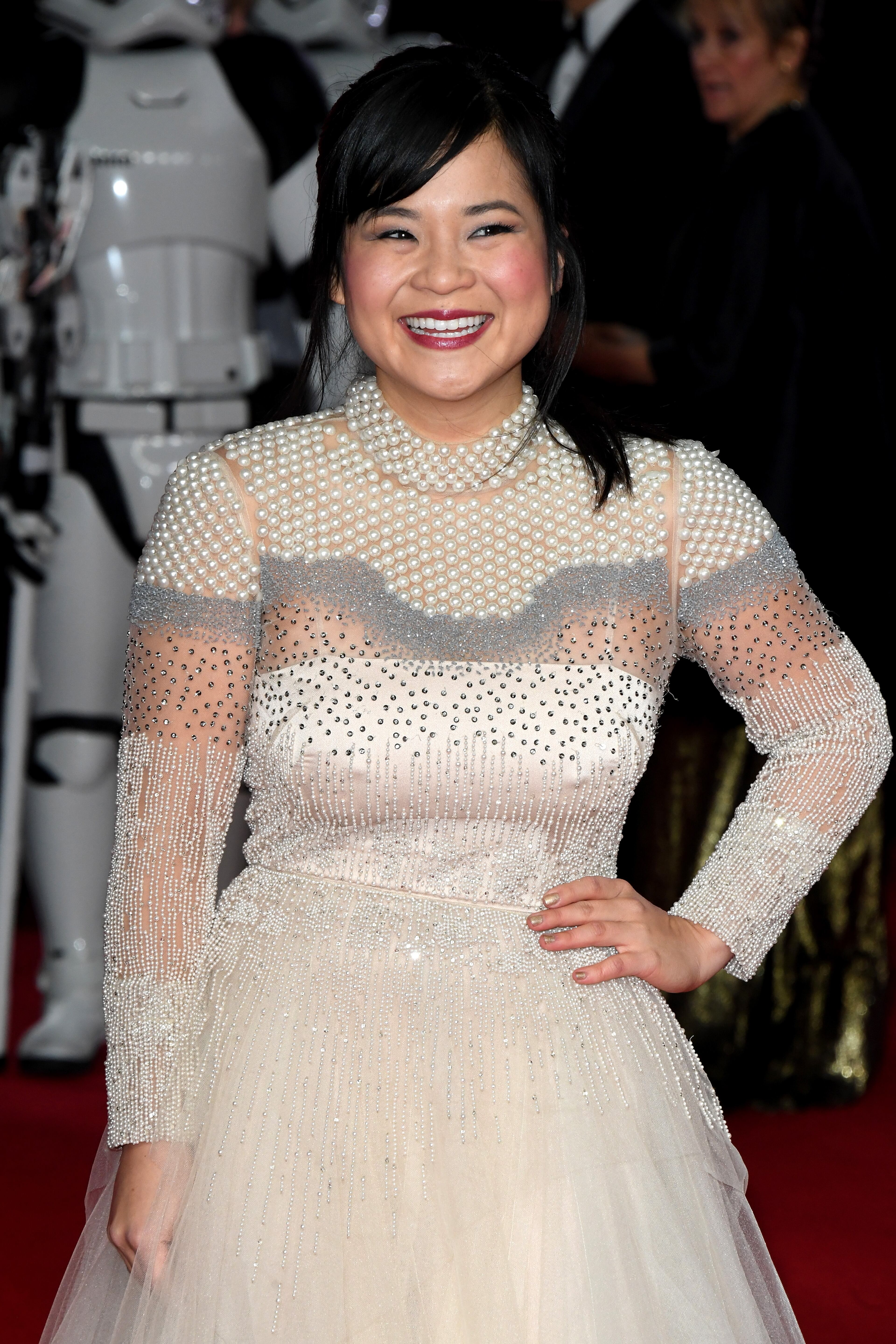 LONDON, ENGLAND - DECEMBER 12: Actress Kelly Marie Tran attends the European Premiere of 'Star Wars: The Last Jedi' at Royal Albert Hall on December 12, 2017 in London, England. (Photo by Stuart C. Wilson/Getty Images)