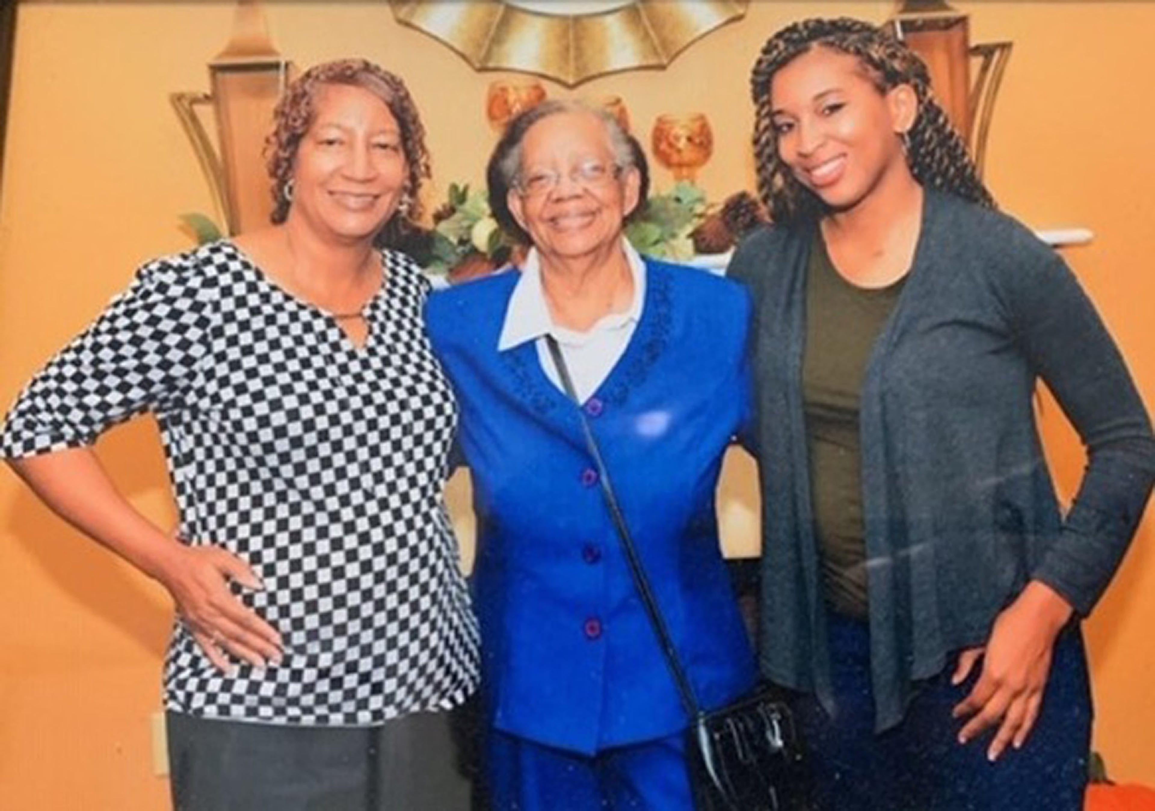 Catherine Hendrix, center, was among residents at Arbor Terrace at Cascade who died after being infected with COVID-19. Family photo.