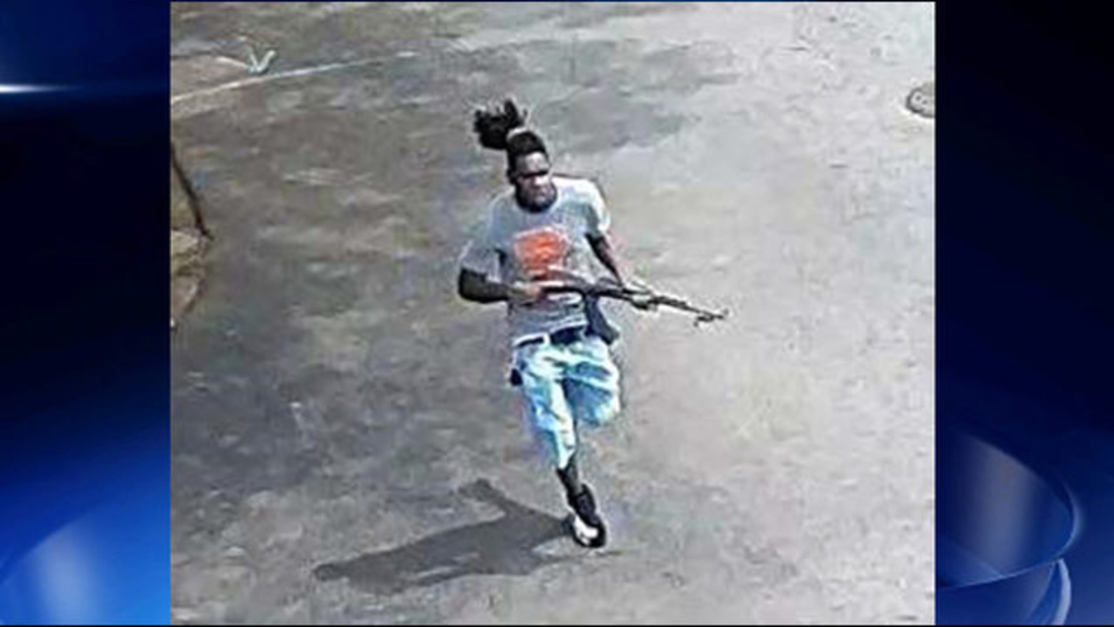 DeKalb County police say this man chased and killed a young man outside a hotel. He's wanted.