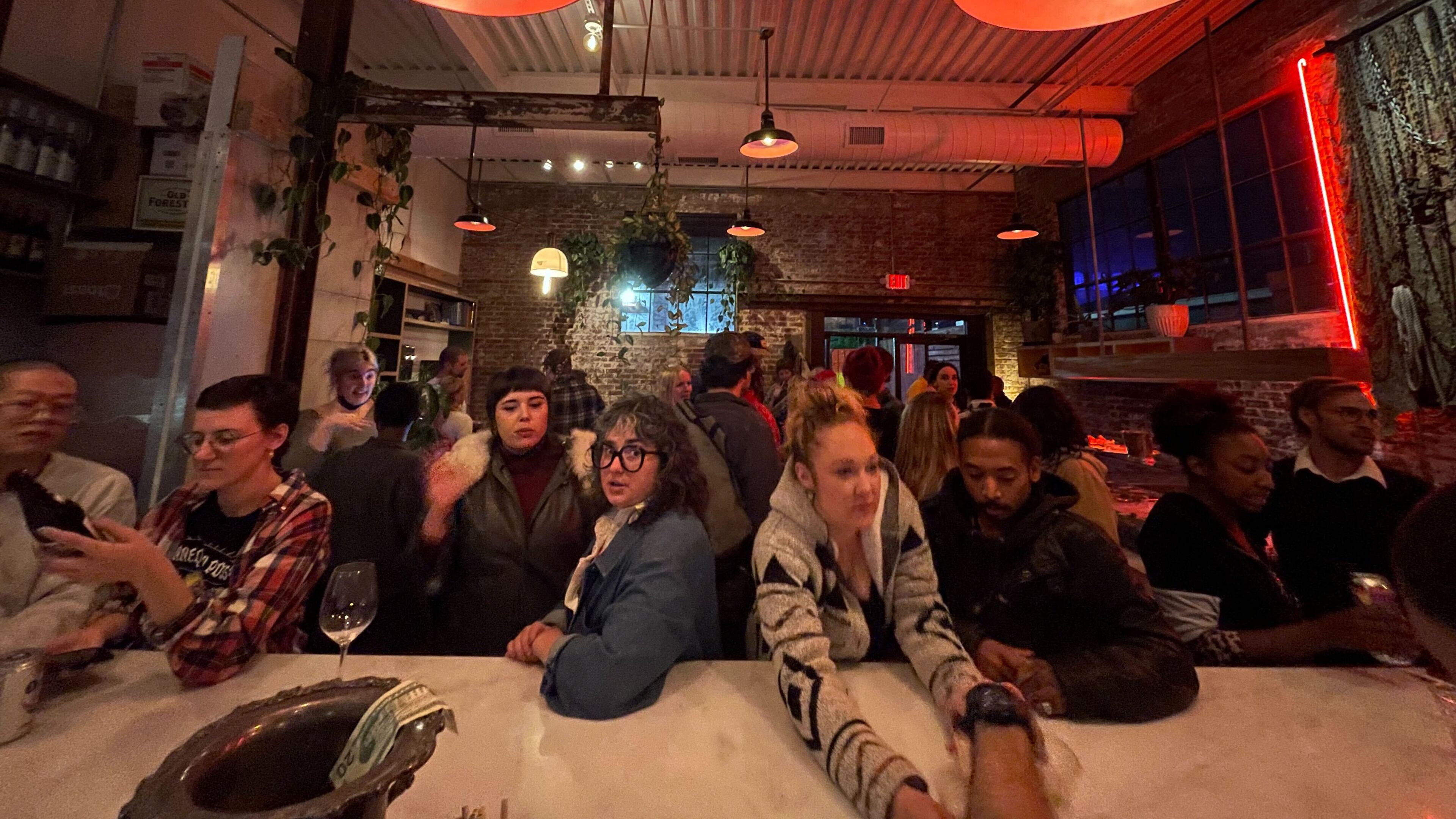 The interior of Fishmonger in Kirkwood.