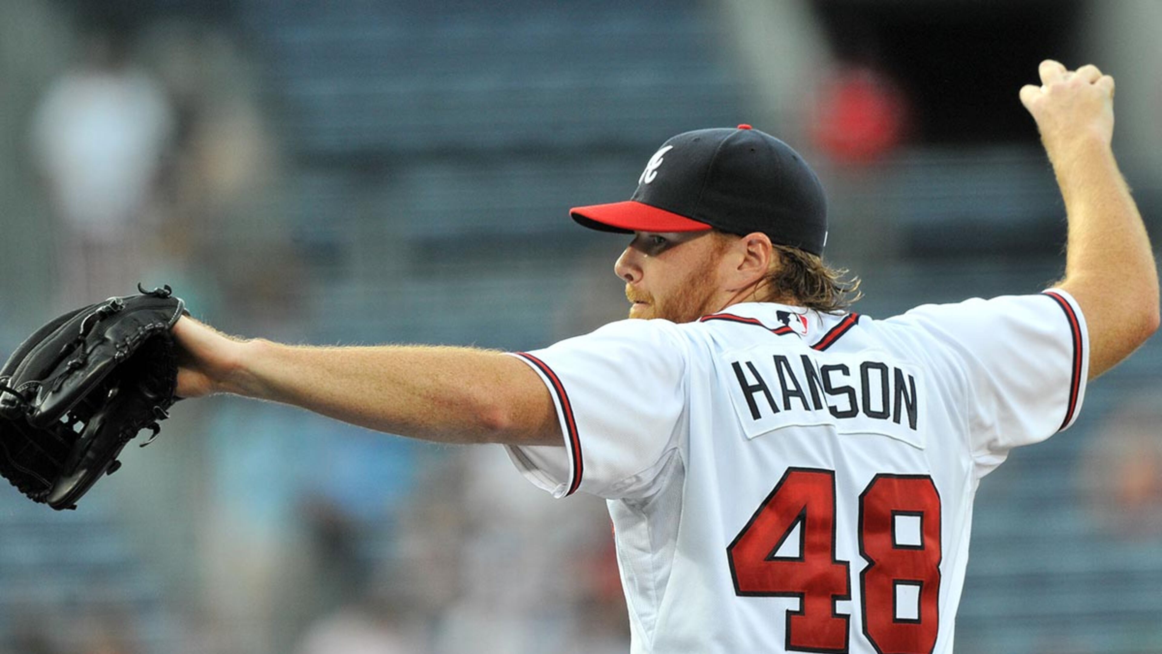 Former Braves pitcher Tommy Hanson died Monday. Hyosub Shin / hshin@ajc.com