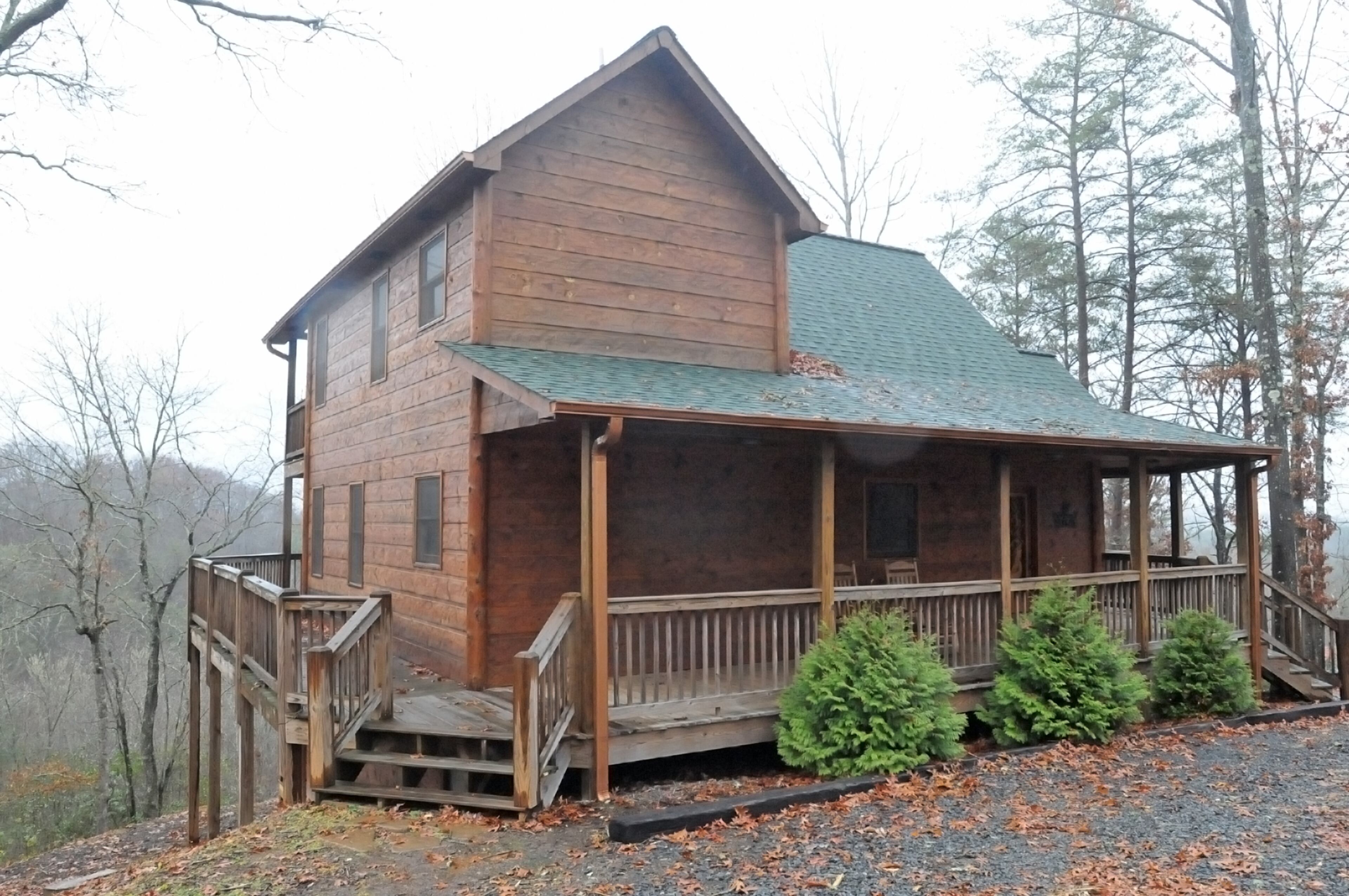 The Penmans negotiated 15 percent off the asking price of their three-bedroom, three-bath cabin.