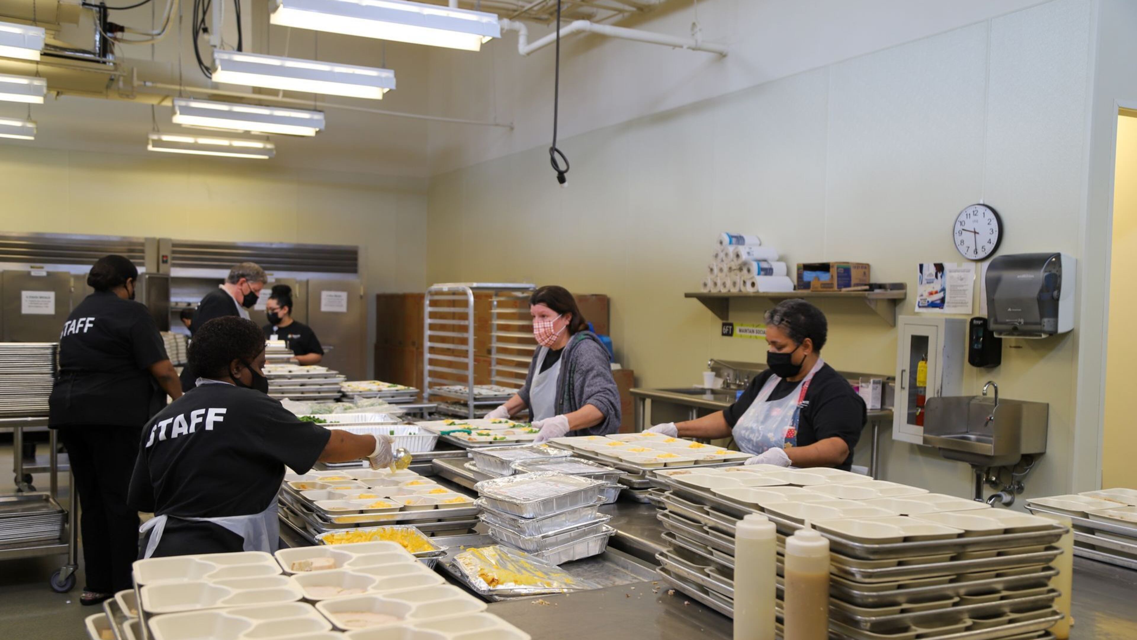 Gwinnett Health and Human Services is seeking volunteers to help prepare individual meal trays and home delivered meal bags for senior clients. (Courtesy Gwinnett County)