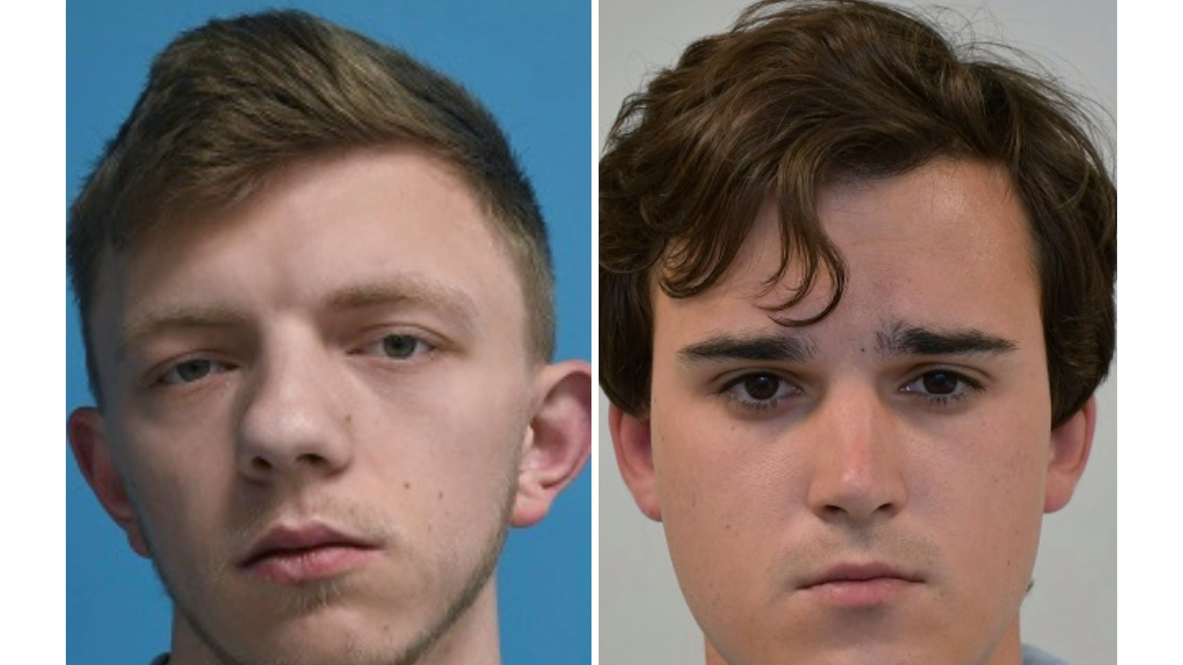 This photo combination of undated photos originally issued on April 29, 2025 by the Metropolitan Police shows Roman Lavrynovych, left, and Stanislav Carpiuc. (Metropolitan Police /PA via AP)
