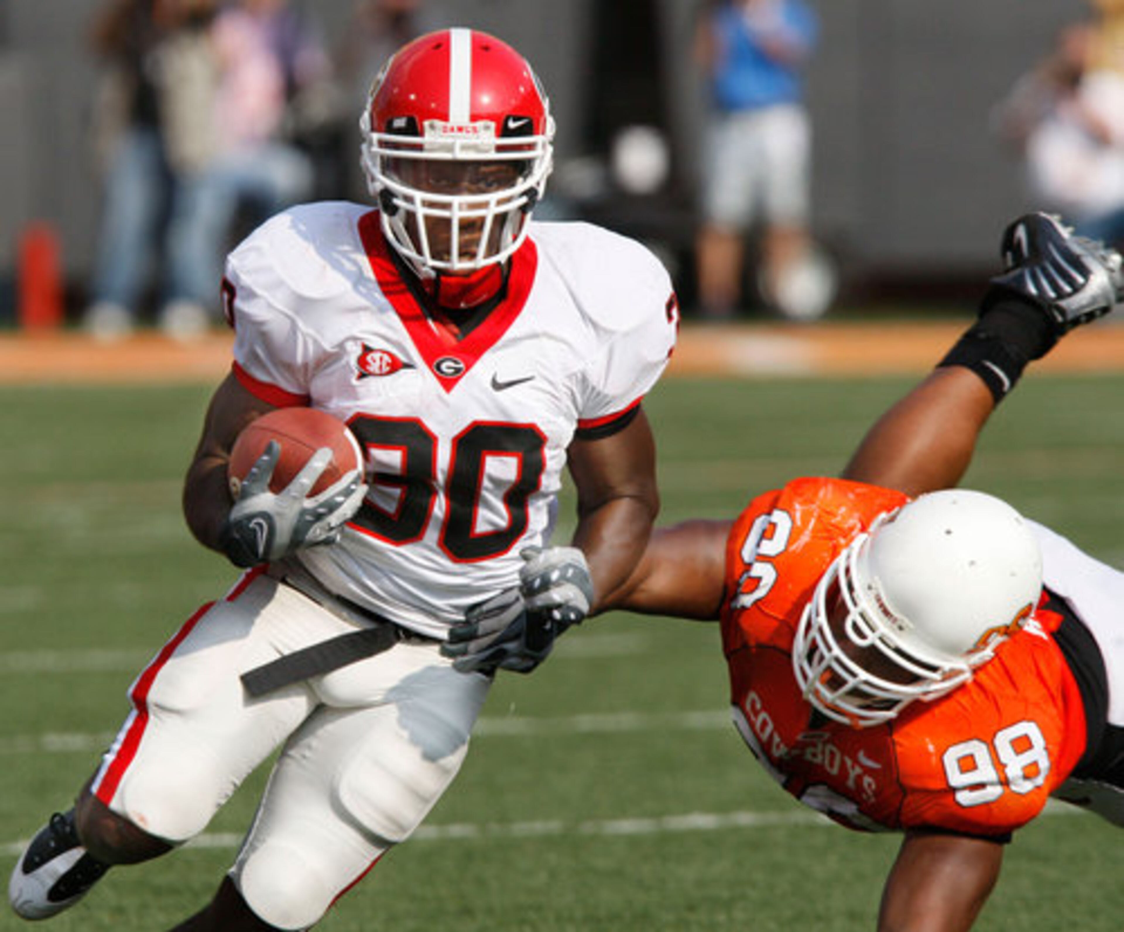 TB Carlton Thomas, Sr.: Three separate one-game suspensions in 2011. Quit team before spring practice