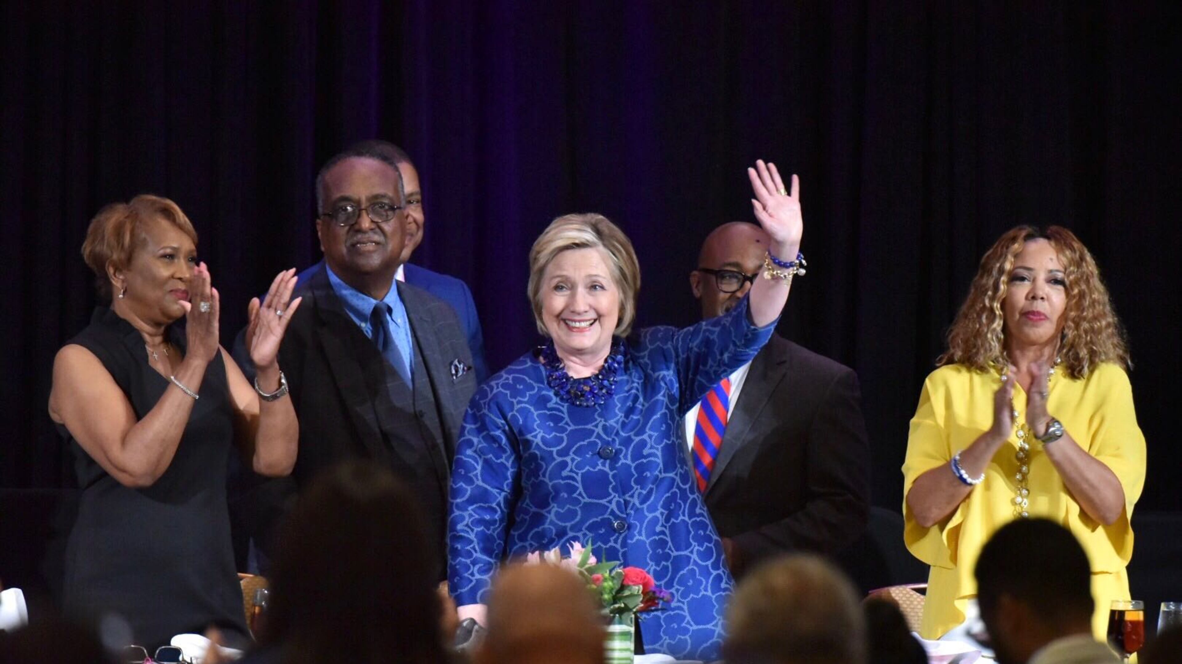 Former presidential candidate Hillary Clinton at the Southern Christian Leadership Conference annual convention in Atlanta on Friday, July 19, 2019. HYOSUB SHIN / AJC