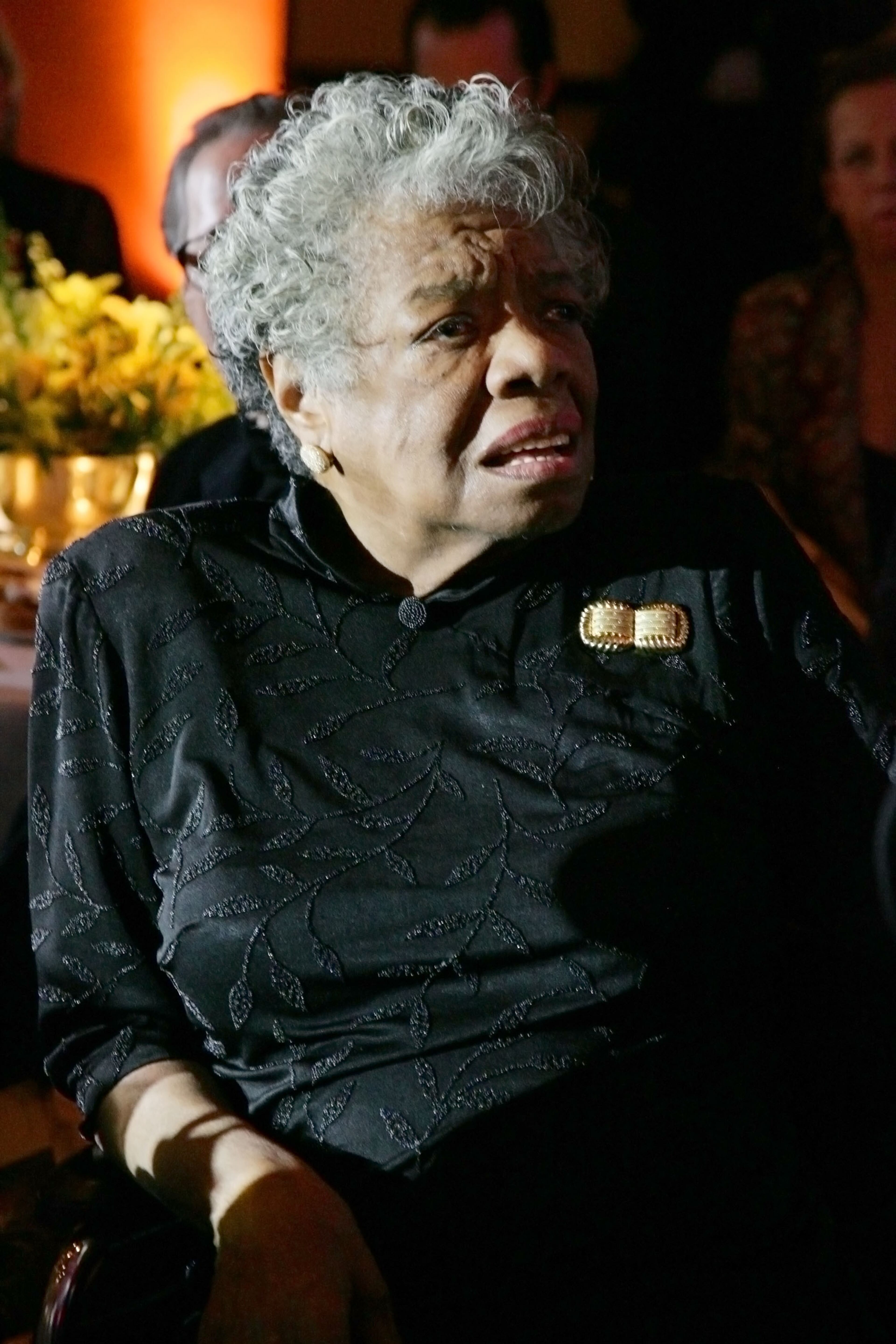 Poet Maya Angelou attends the 2009 Straight for Equality awards at the Marriott Marquis on February 5, 2009 in New York City. (Photo by Astrid Stawiarz/Getty Images)