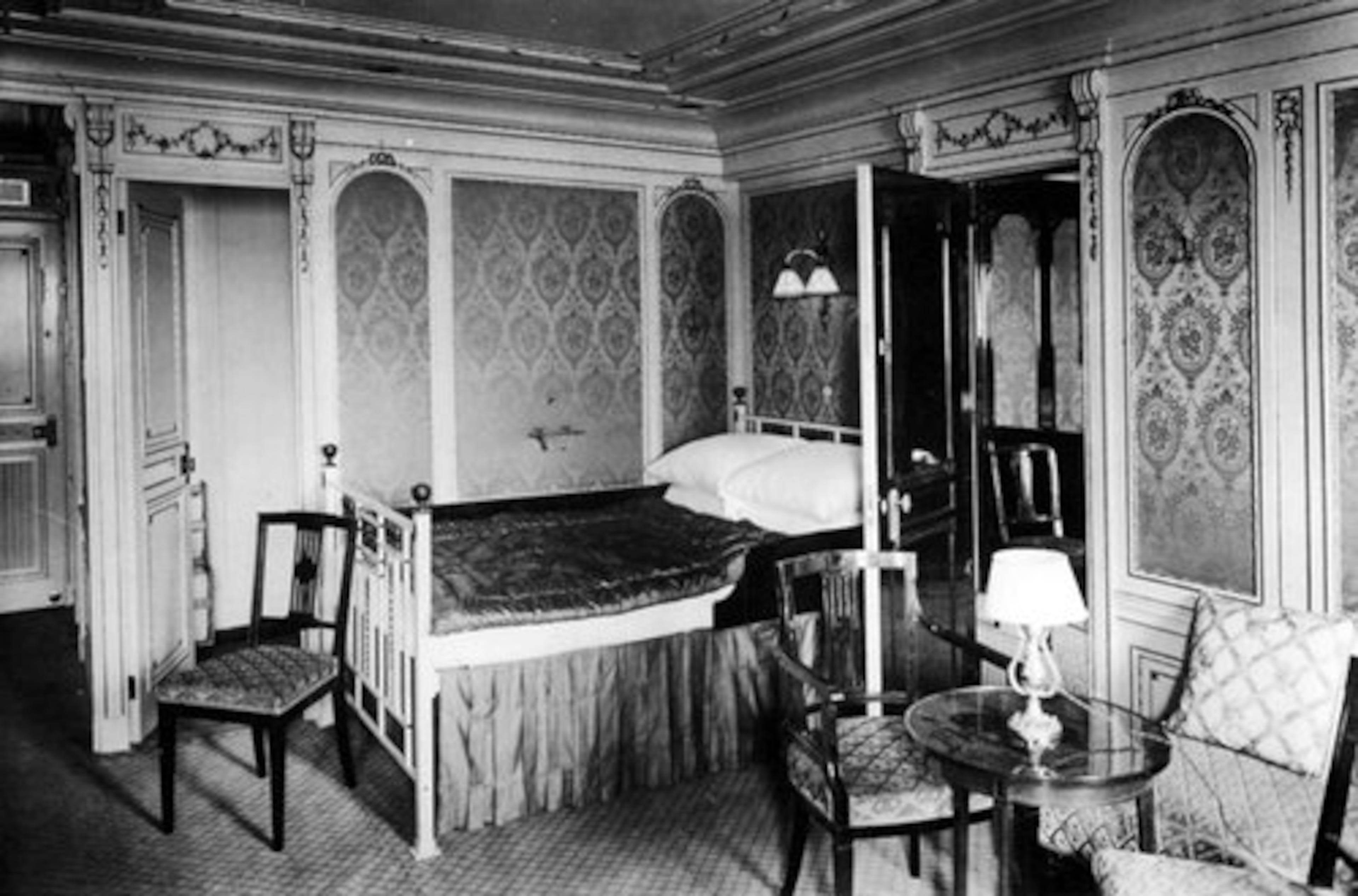 FILE -- First class accommodations aboard the RMS Titanic in an undated photo.