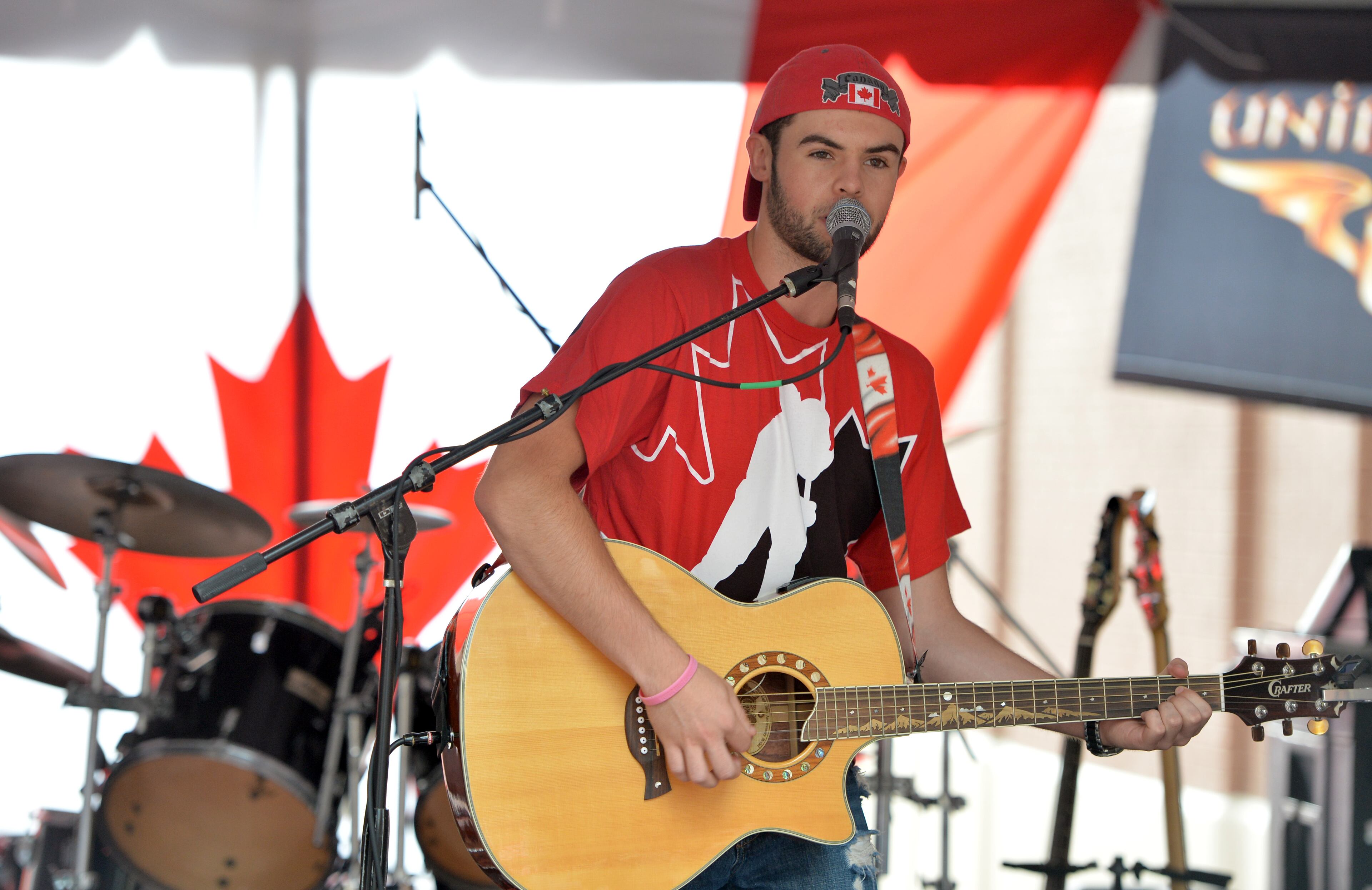 Dean James performs during the 8th Annual Canada Fest Presented by Unibroue and ATLCanadians.com at Meehan's Public House at Atlantic Station in Atlanta Saturday, June 29, 2013. The event celebrates Canada Day, which falls on July 1.