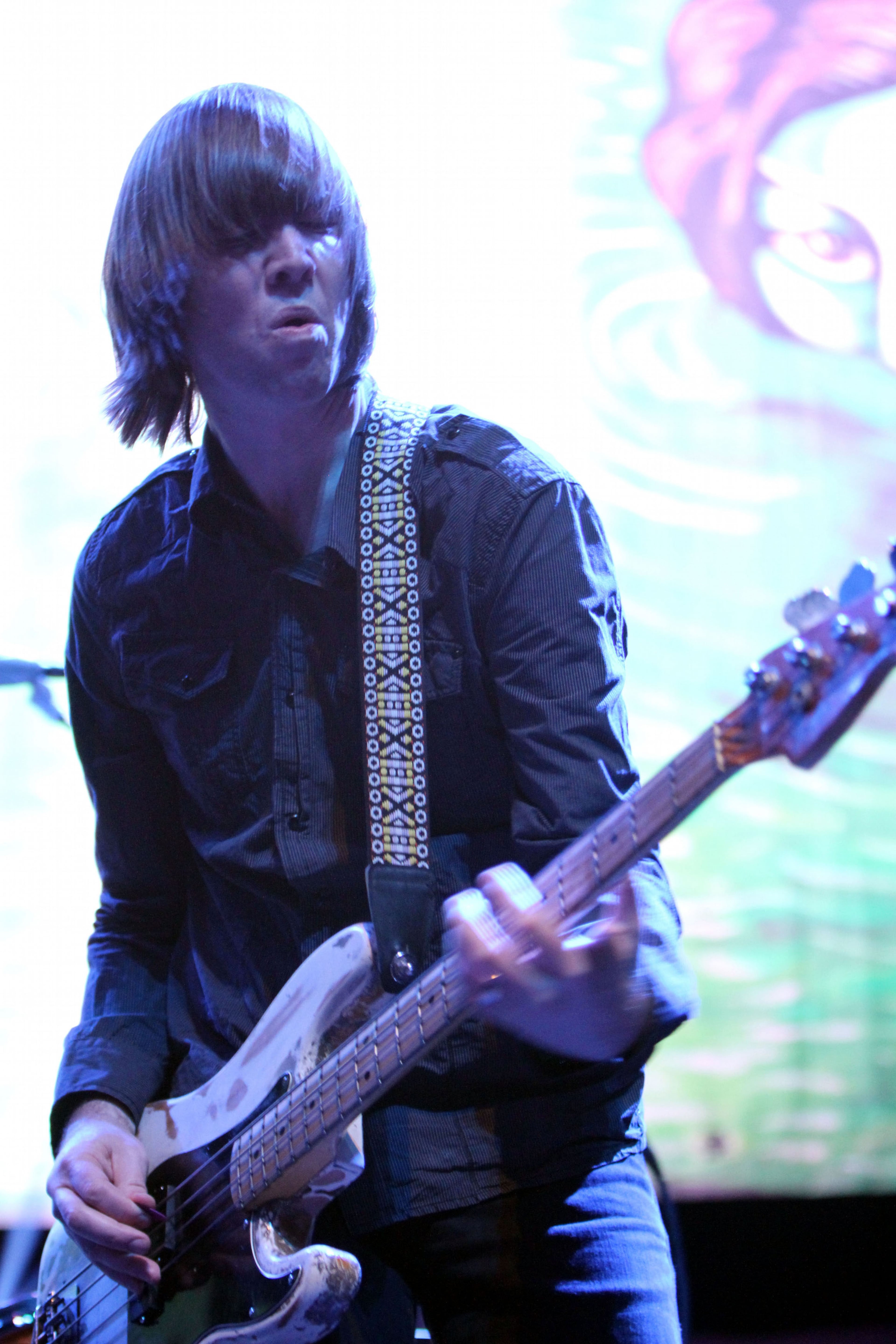 Bassist Mike Patton. Drive-By Truckers, an alternative country/Southern rock band based in Athens, jammed out at an energized, nearly full Tabernacle Friday night in Atlanta, October 10, 2014.