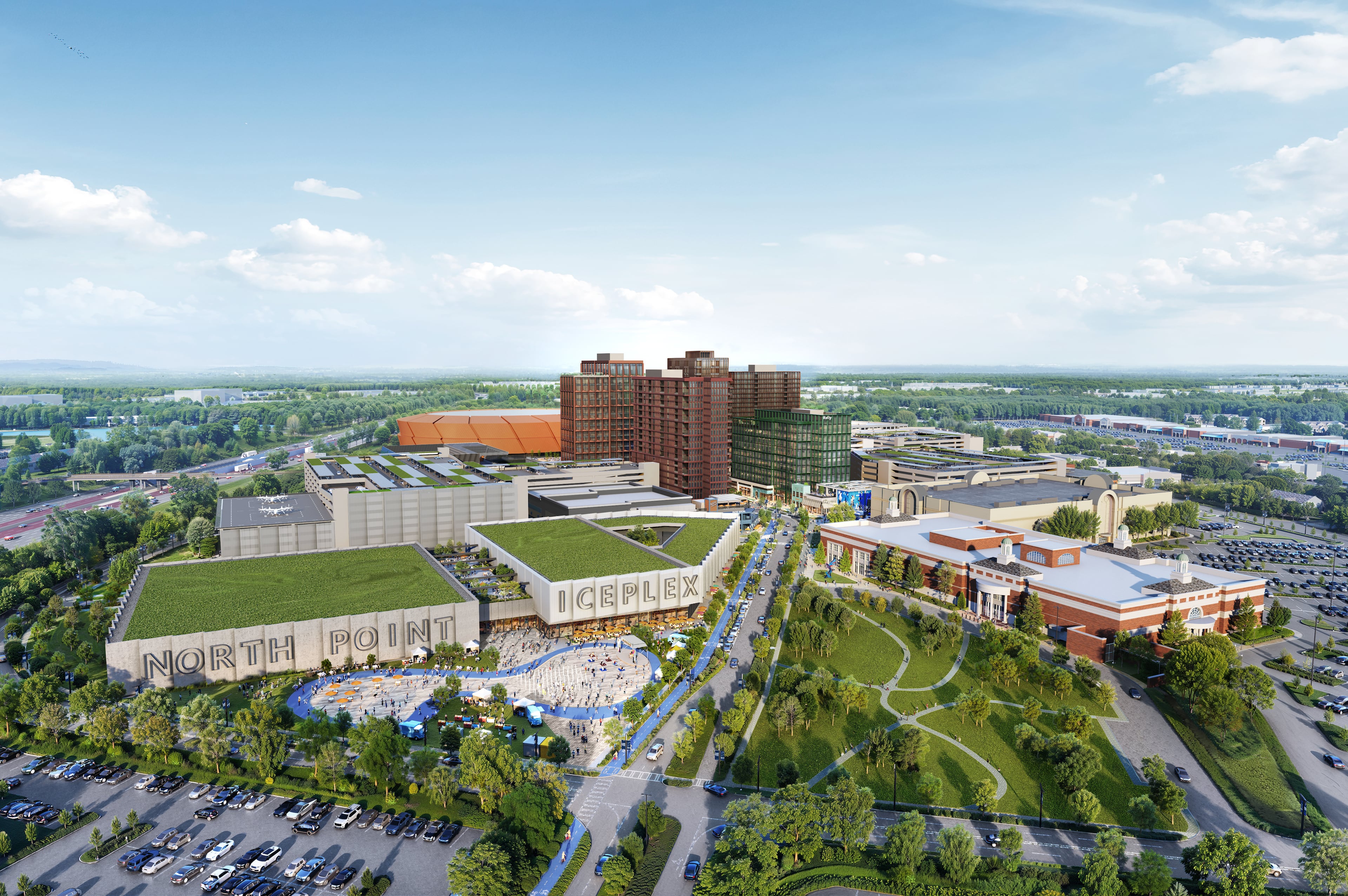 North Point Mall rendering (August 2026)